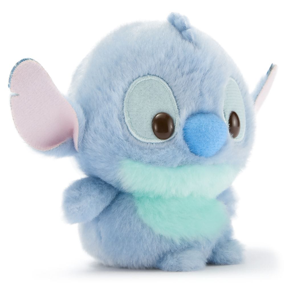 A soft, blue Urupocha-Chan Plush with big ears and round eyes, available at Disney Store Japan.