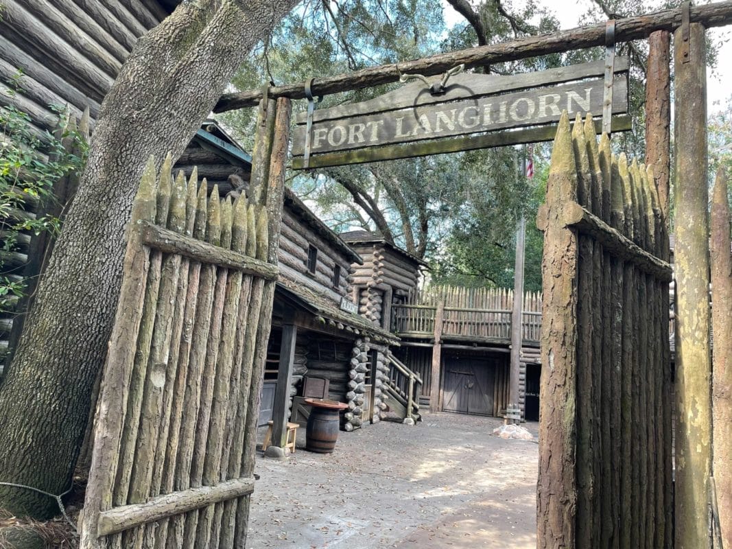 Tom Sawyer Island closing rustic Fort Langhorn