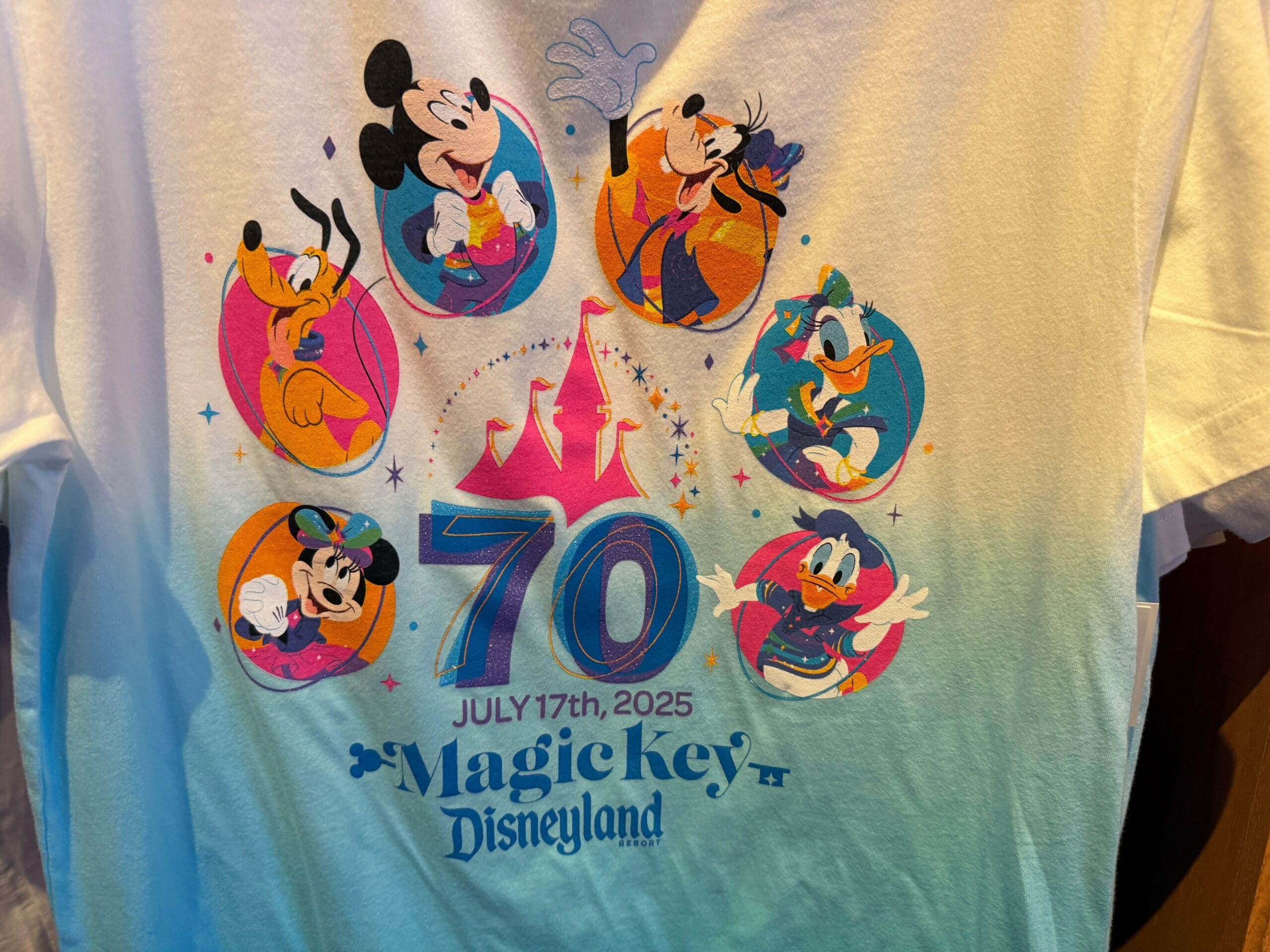 New Date-Specific 70th Anniversary T-Shirts Available at