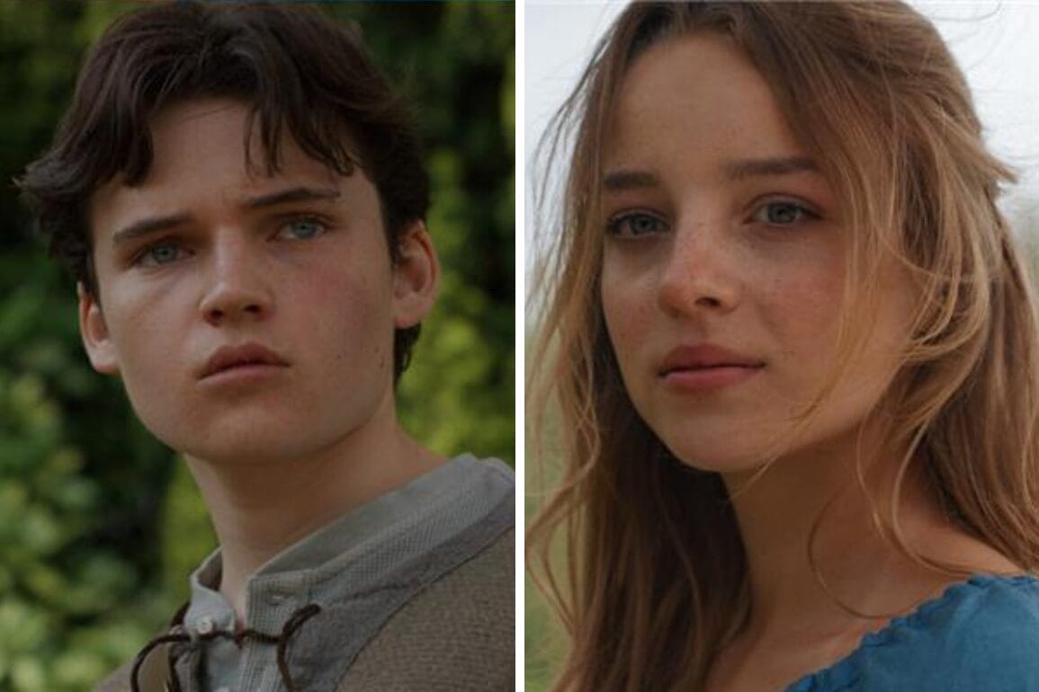 Side-by-side portraits of a young man and woman evoke a live-action The Legend of Zelda aesthetic.