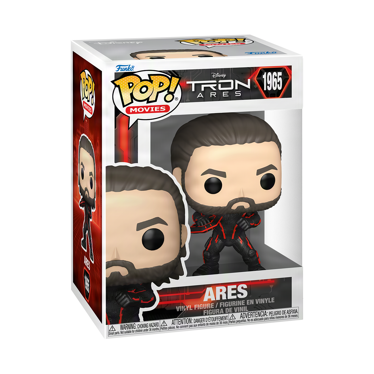 Funko Pop! vinyl figure of Ares from TRON: Ares in its packaging.