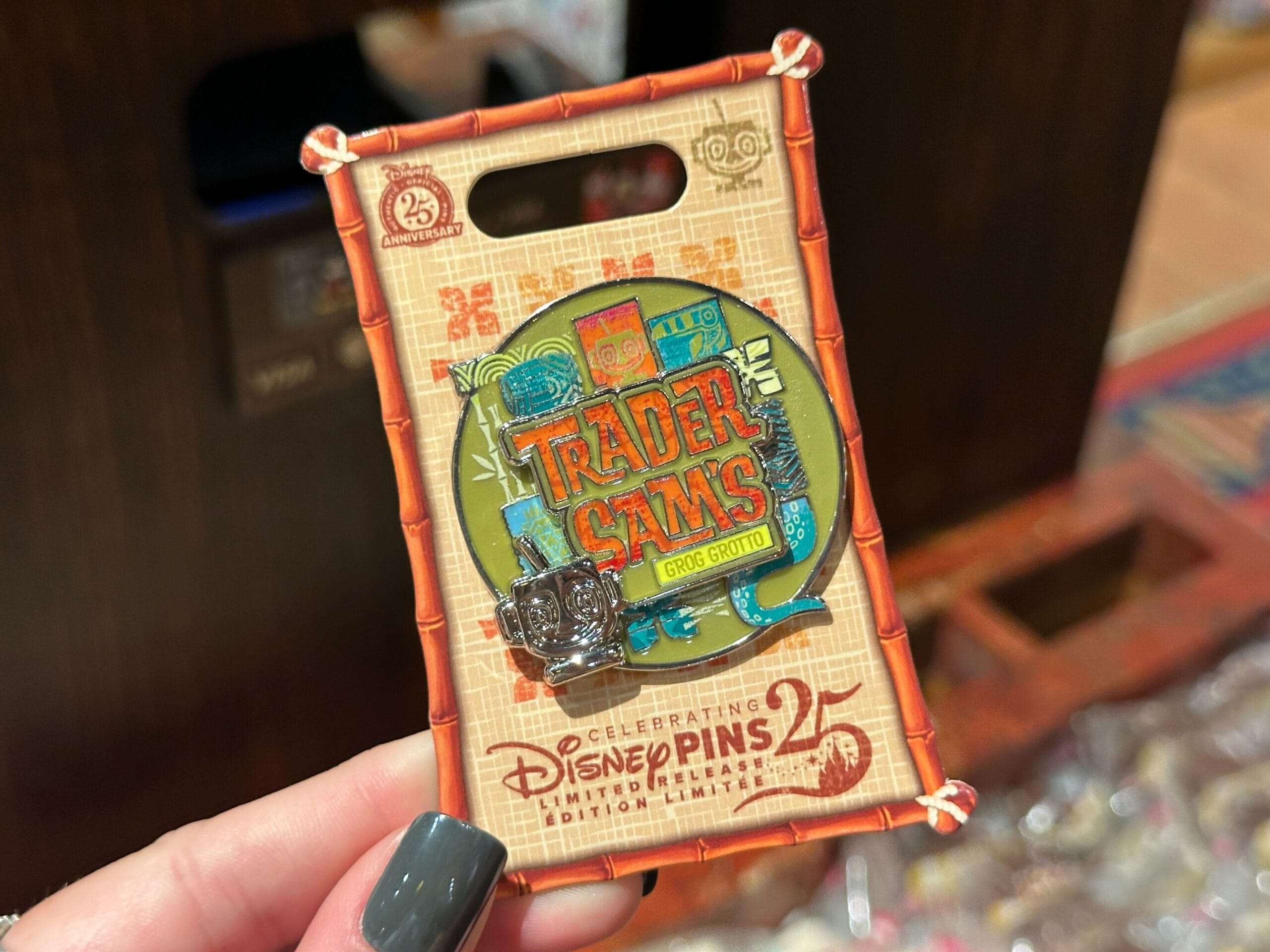 Is Trader Sam's Grog Grotto Pin Now at Disney's Polynesian Village Resort?