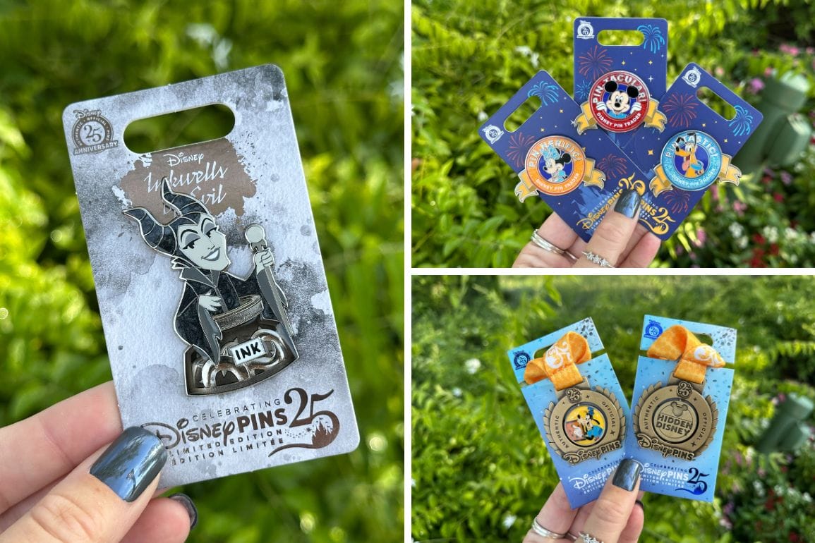 What New Pins Are Celebrating Mickey and Friends' 25th Anniversary at Disney World?