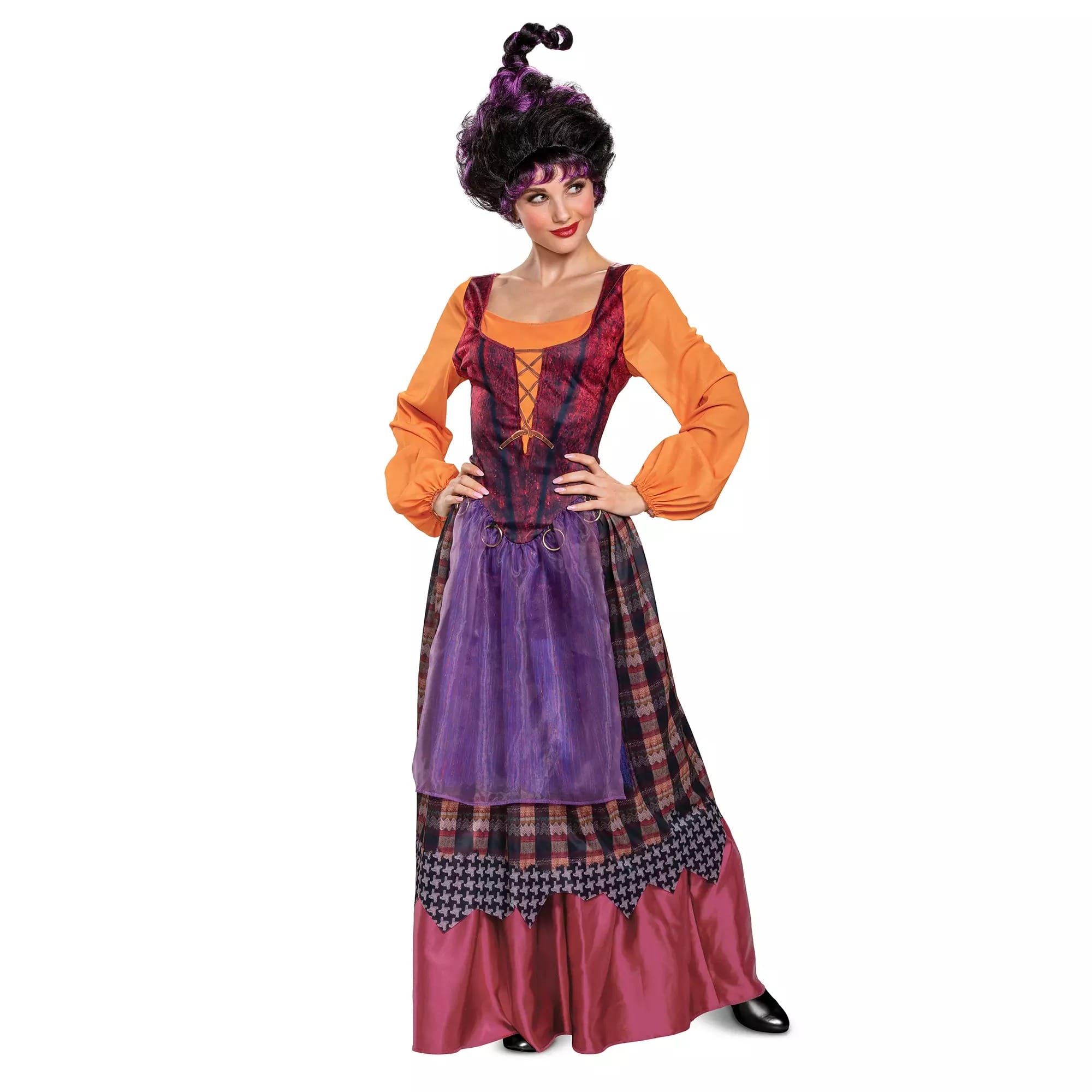 A woman in a garment from the Disney Store