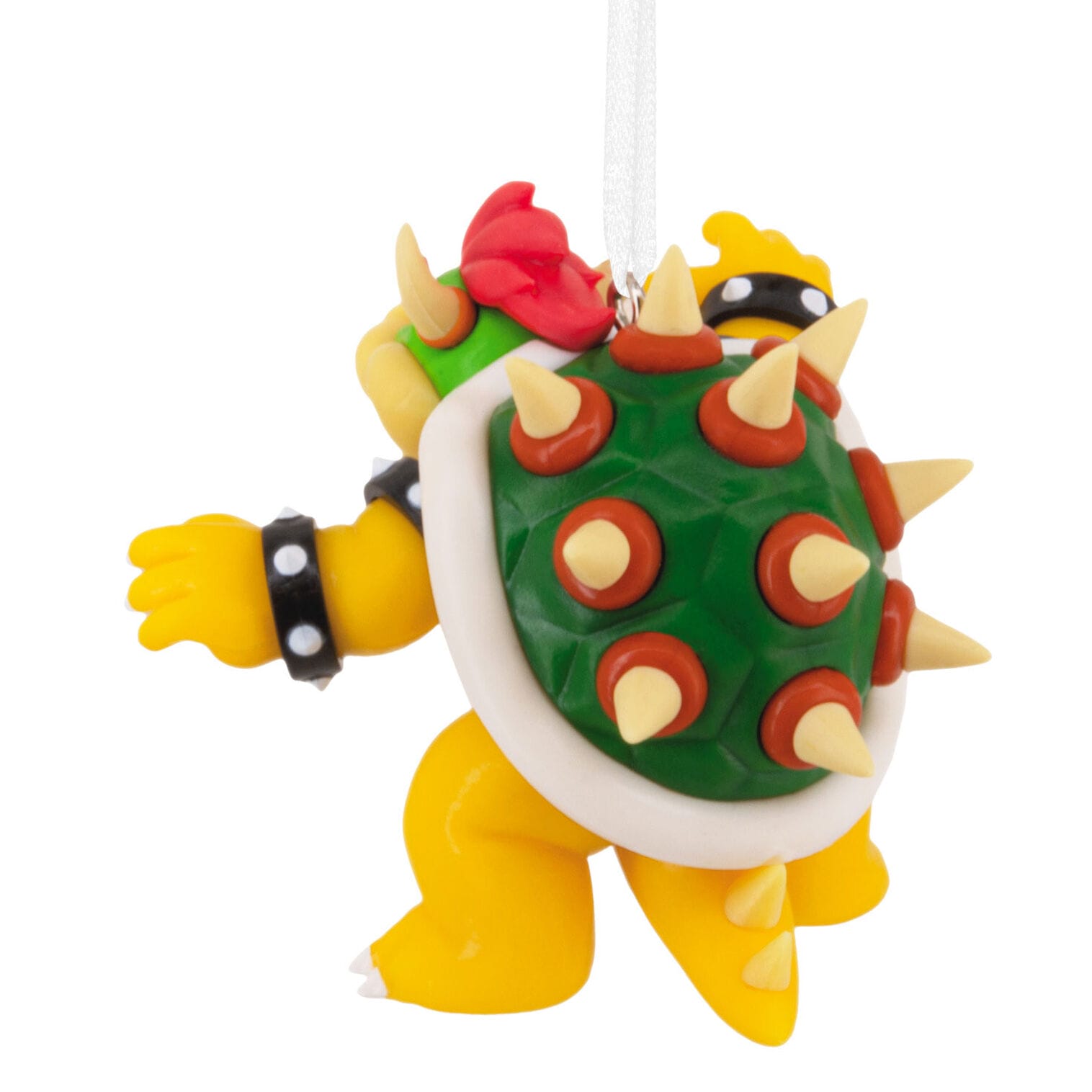 A Bowser ornament with a spiked green shell, reminiscent of Universal Studios