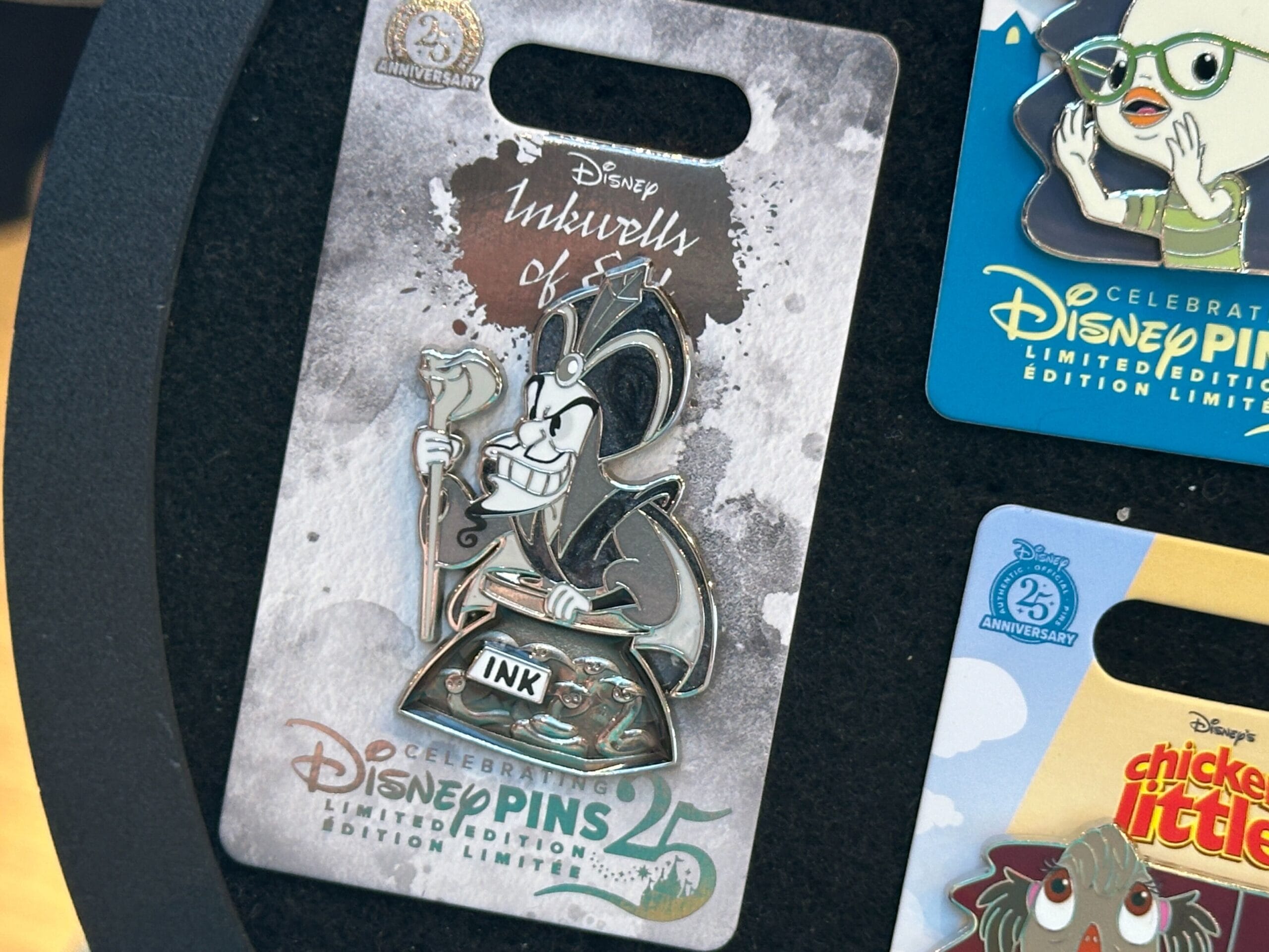 25th anniversary Disney World "Inkwells of evil" Jafar pin