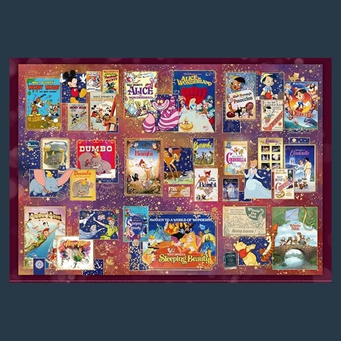 A collage of vintage Disney movie posters, perfect for Amazon Prime's Big Deal Day collectors and Disney fans alike.