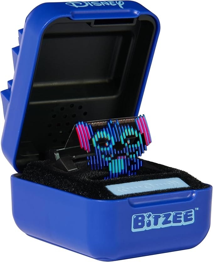 A blue Bitzee digital pet toy with a pixelated animal, perfect as a gift for Amazon Prime Big Deal Days.