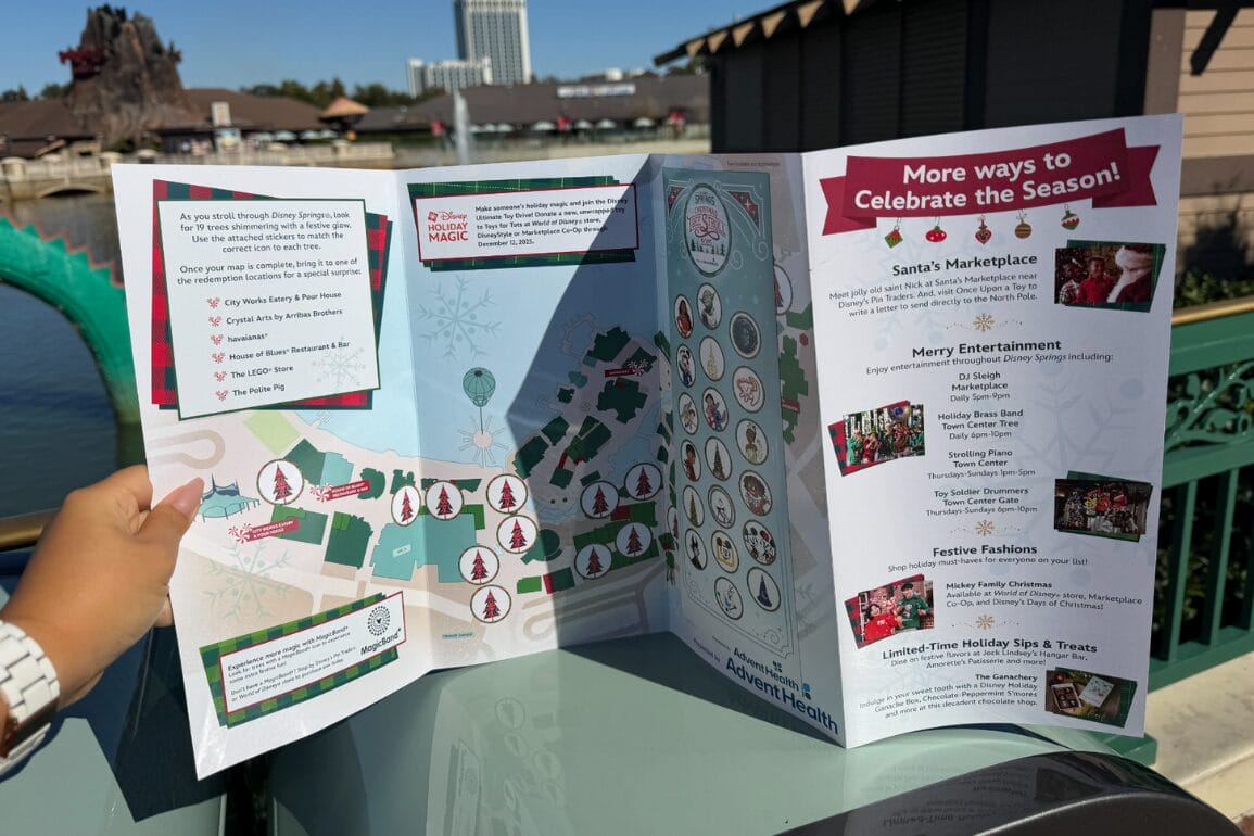 Tour The 2025 Disney Springs Christmas Tree Stroll