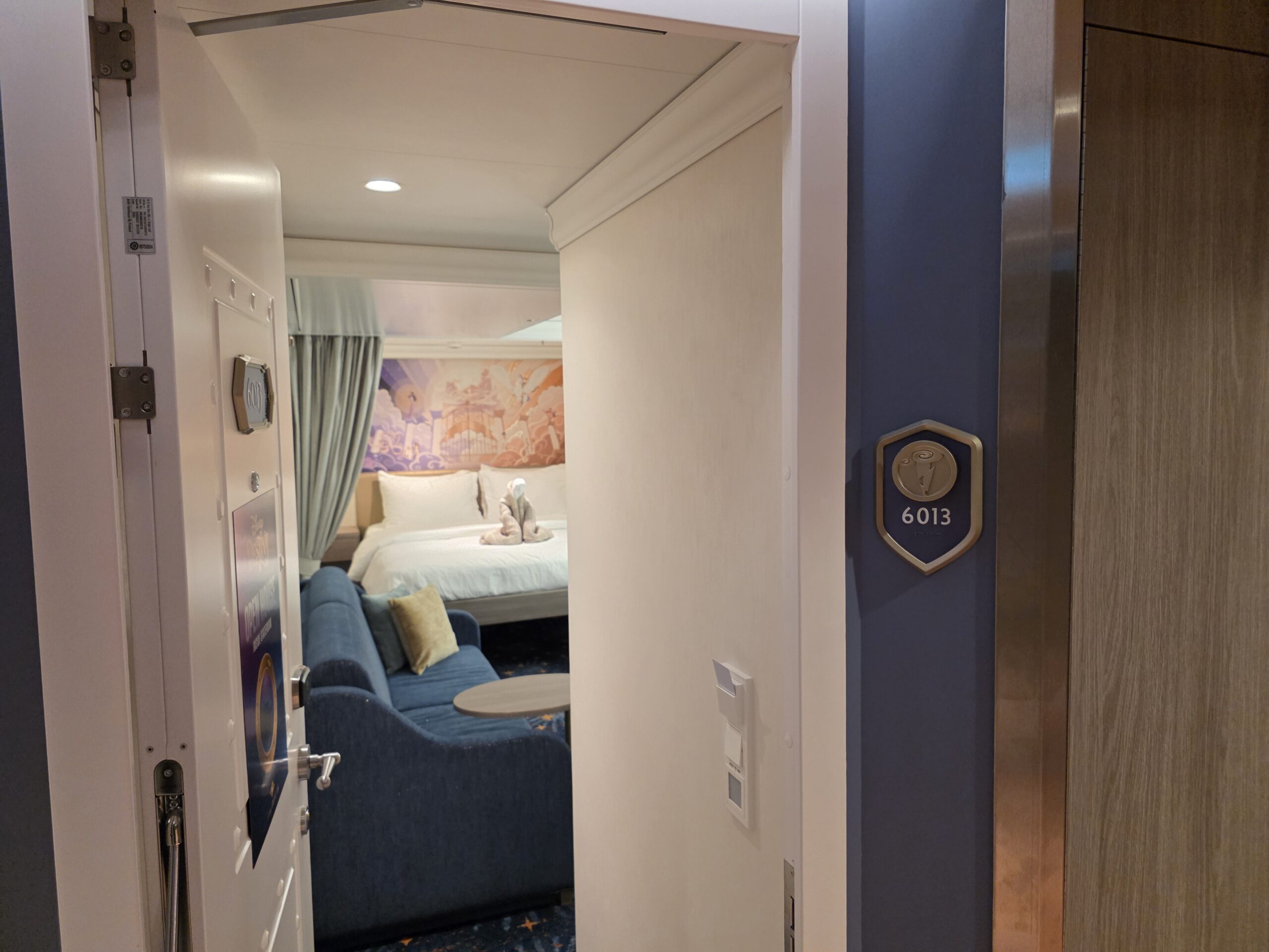 Inside Stateroom on the Disney Destiny