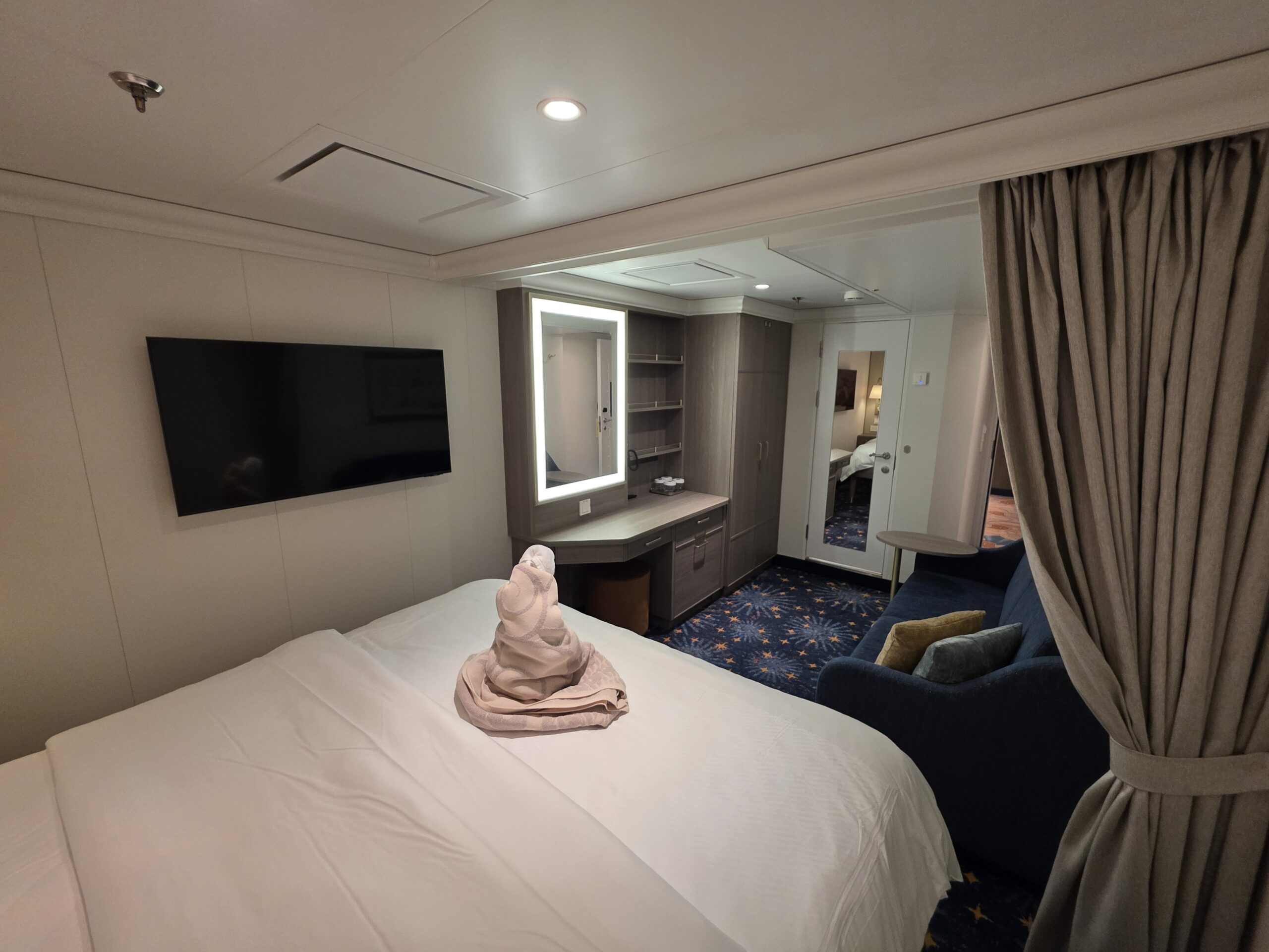 Inside Stateroom on the Disney Destiny
