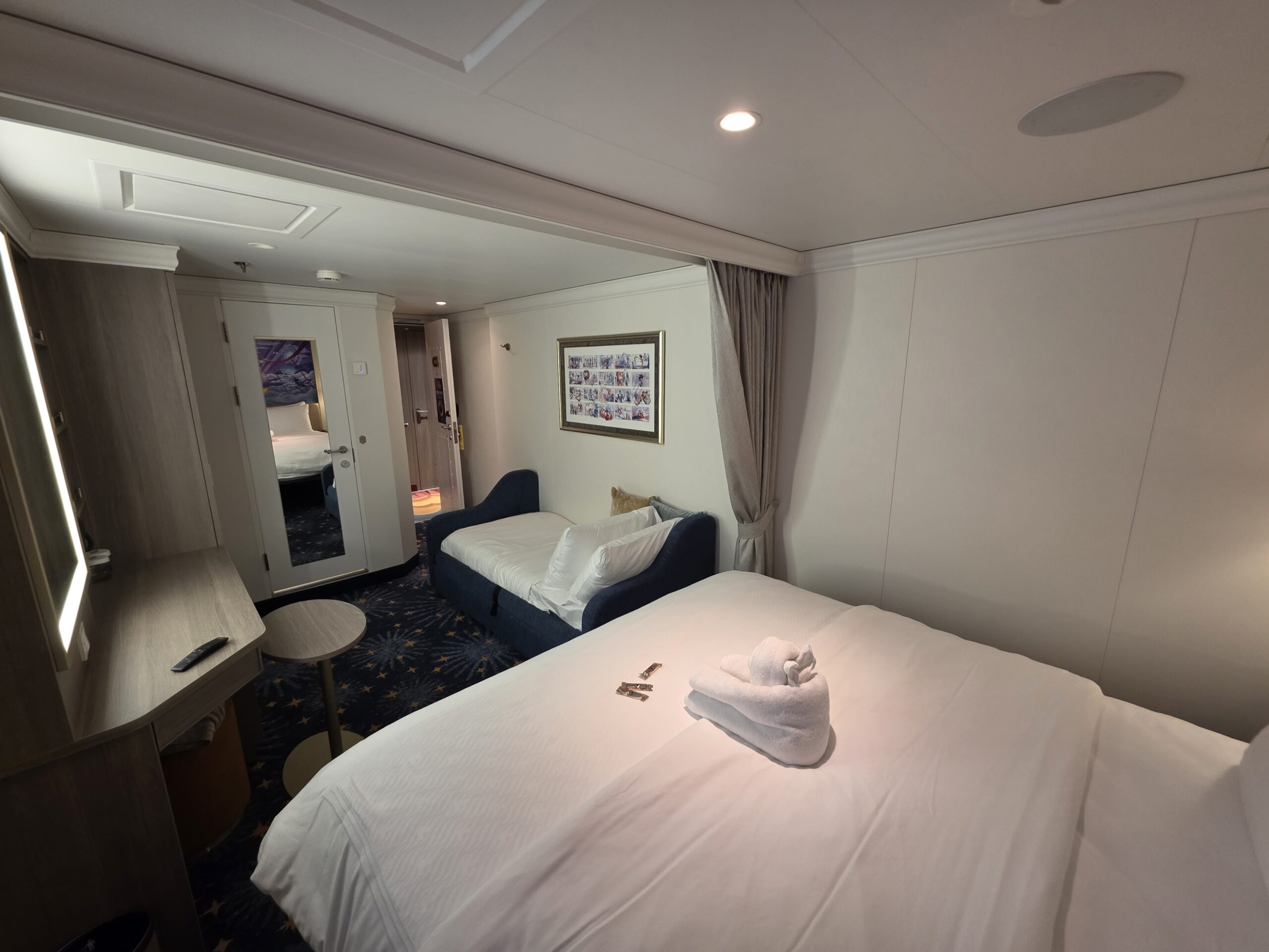 Inside Stateroom on the Disney Destiny