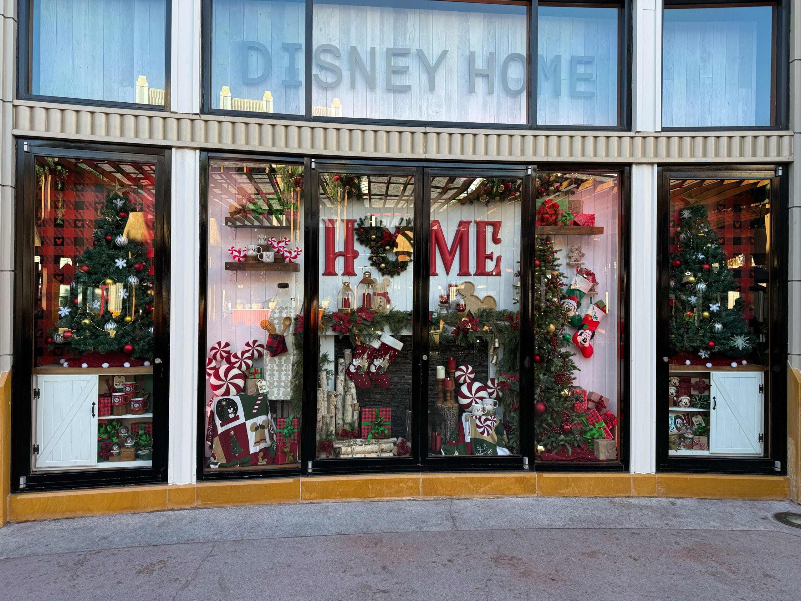 Holiday Window Display & Hanukkah Merchandise at Disney Home