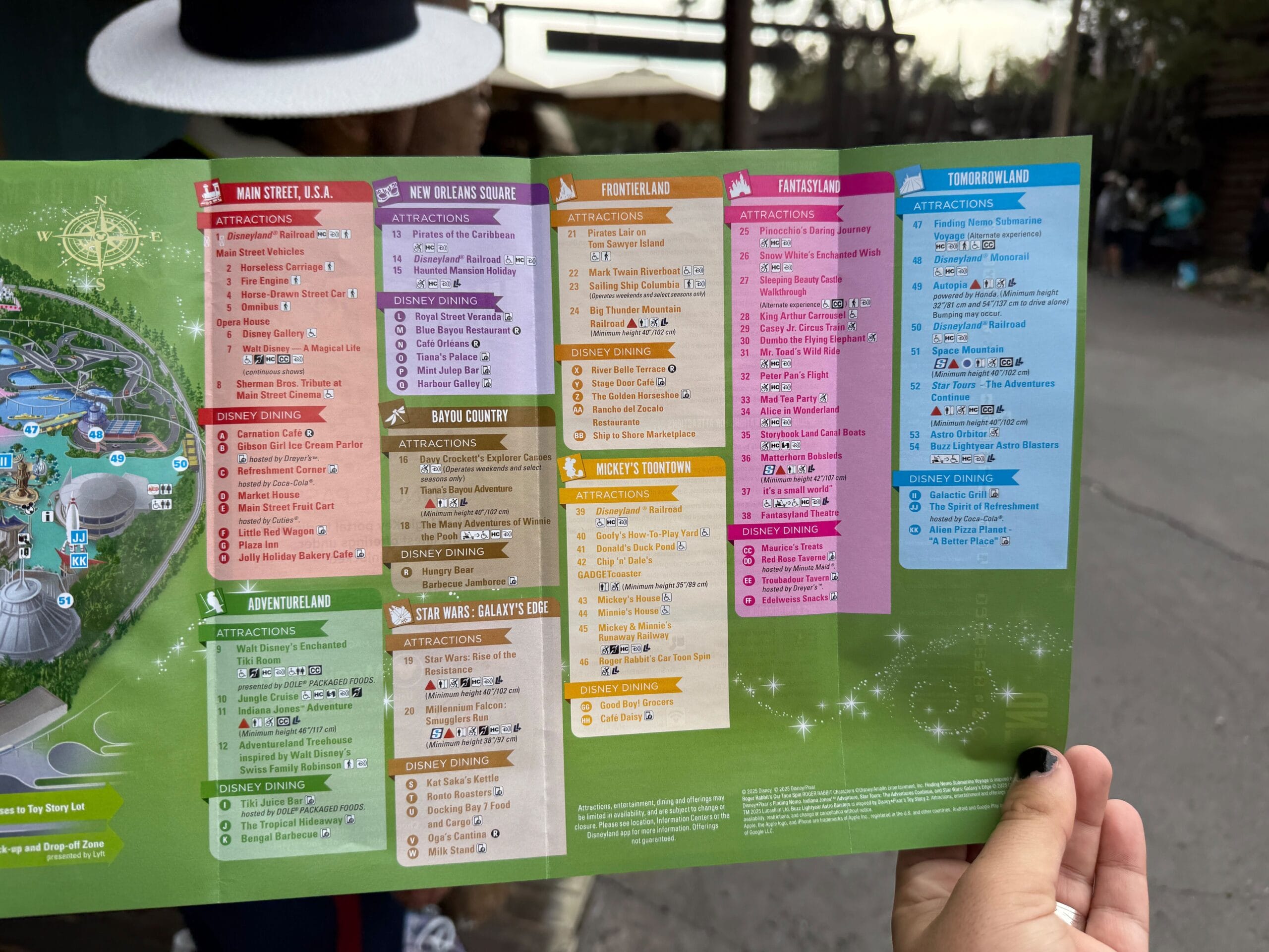 Disneyland Park guidemap