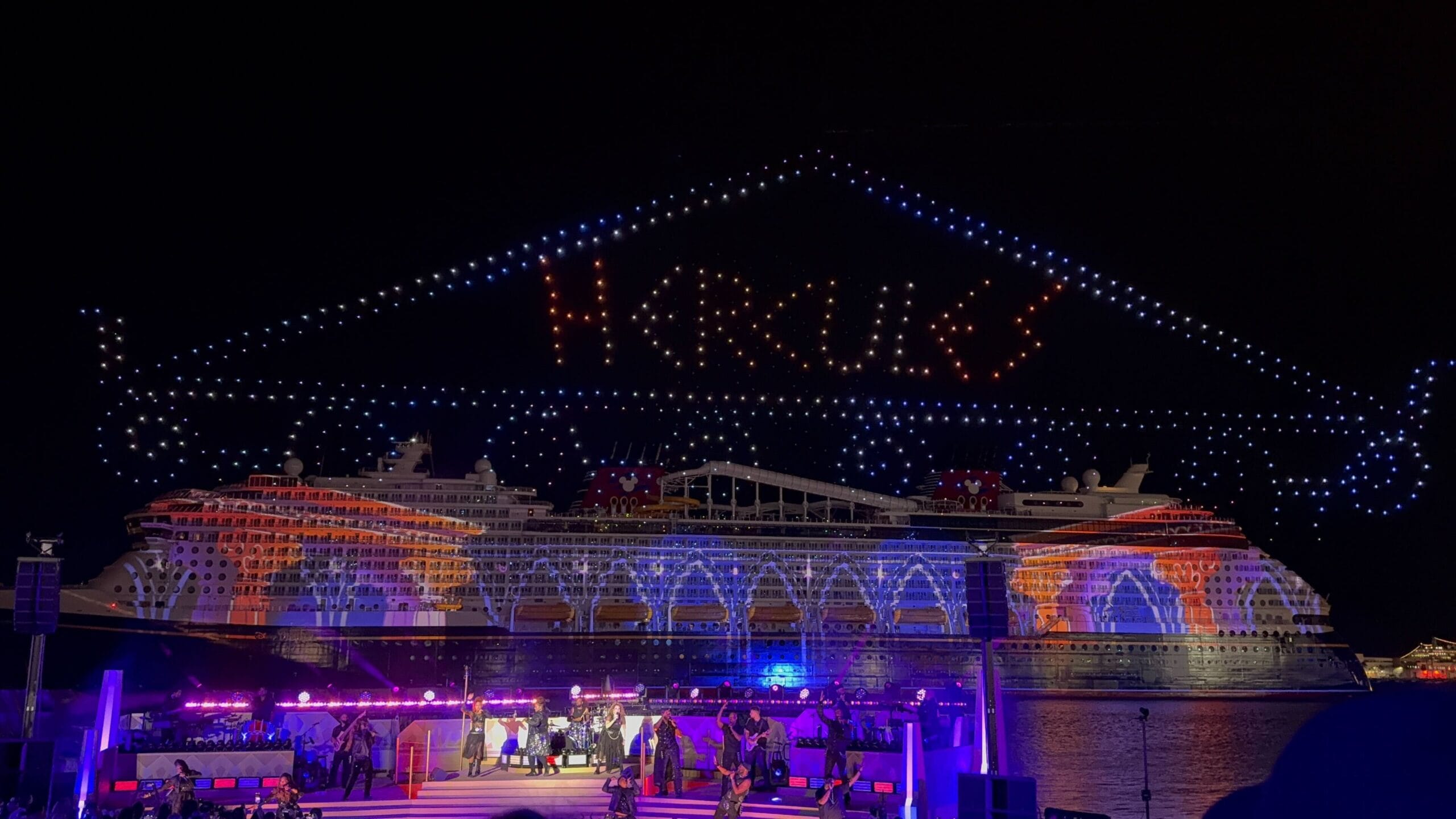 Behind The Scenes Video – Making Of The Disney Destiny Christening Drone Projection Show
