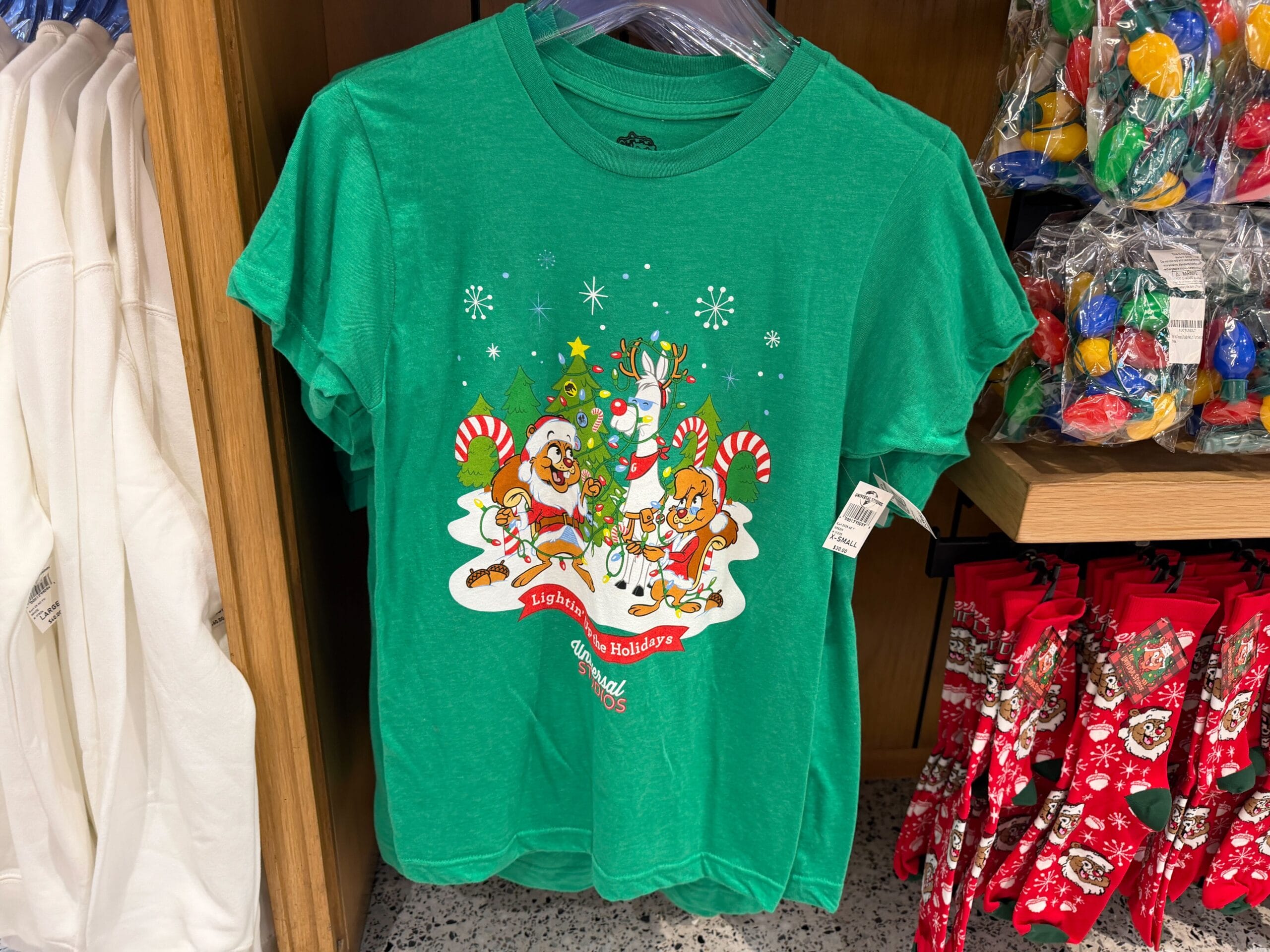 2025 Earl the Squirrel Christmas Merchandise at Universal Orlando Resort