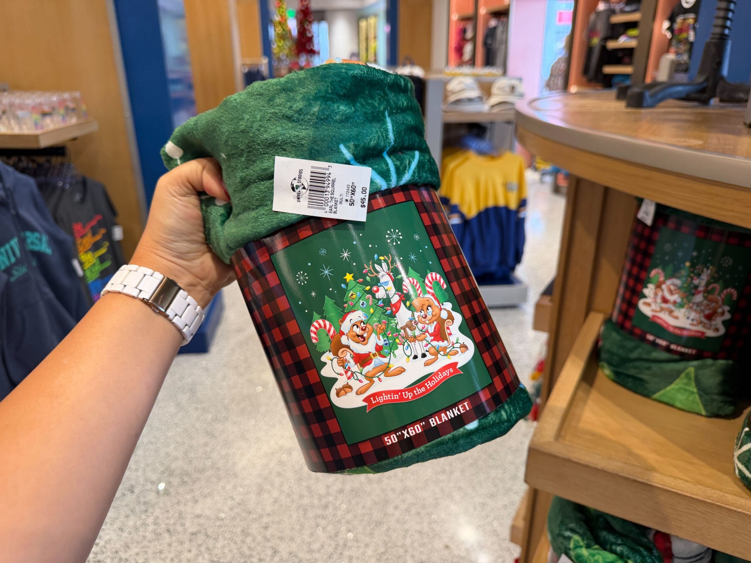 2025 Earl the Squirrel Christmas Merchandise at Universal Orlando Resort