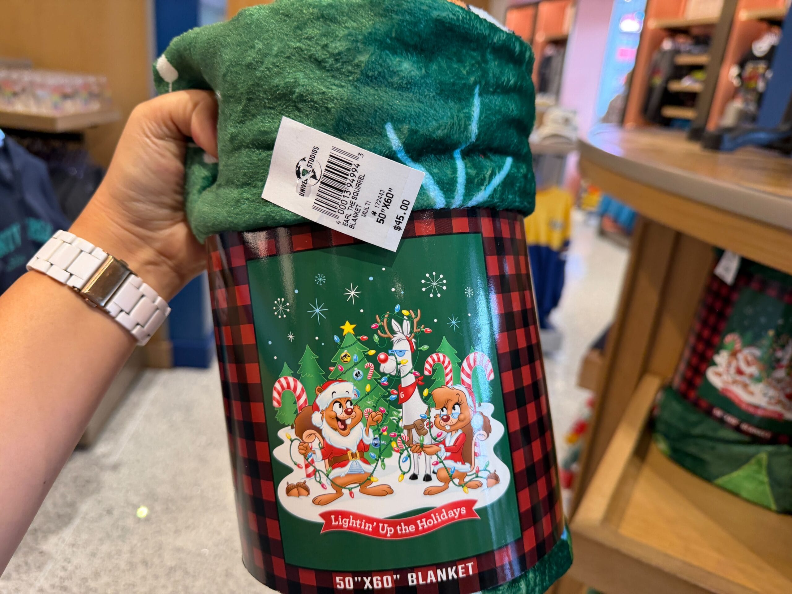 2025 Earl the Squirrel Christmas Merchandise at Universal Orlando Resort