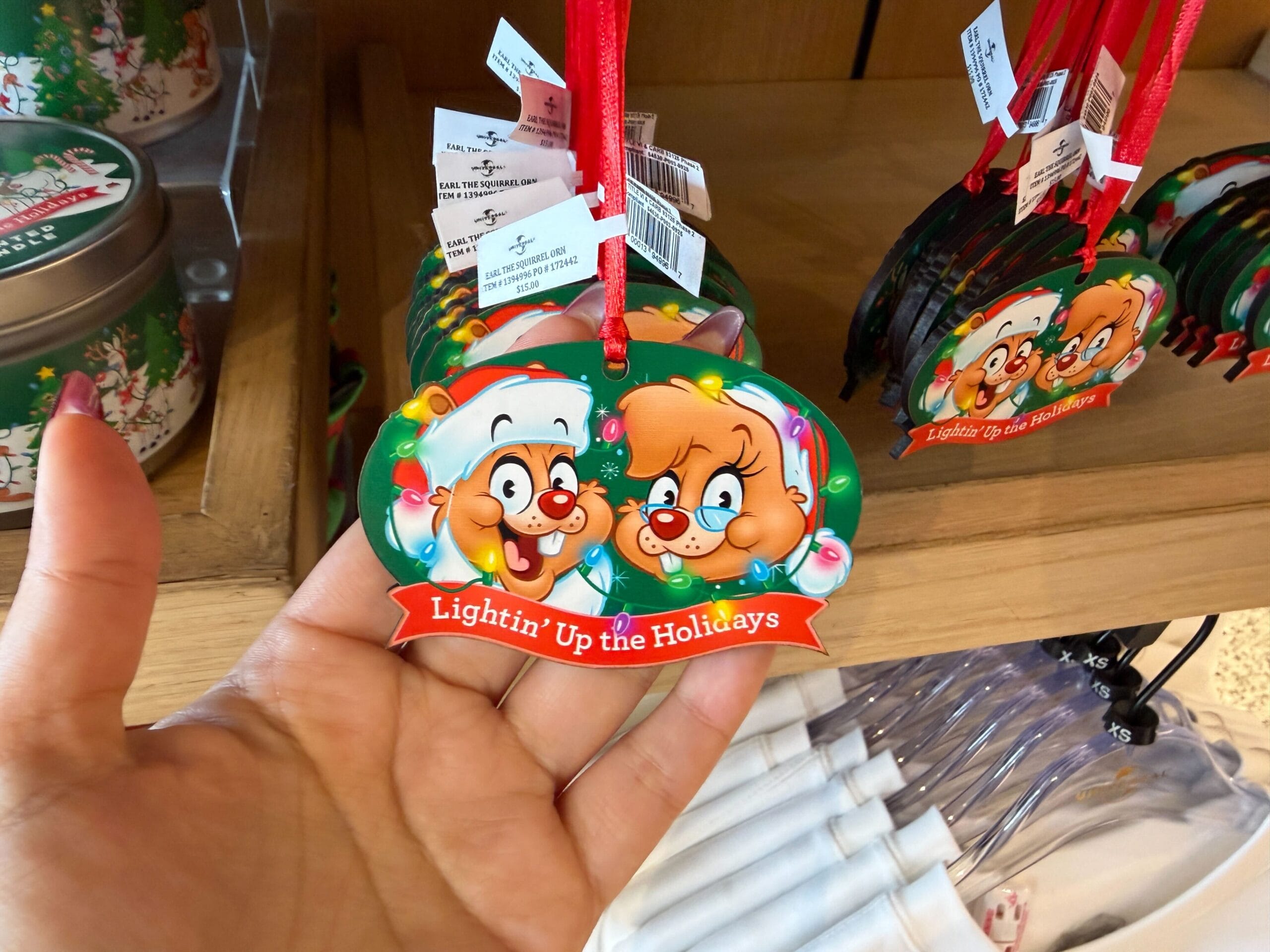 2025 Earl the Squirrel Christmas Merchandise at Universal Orlando Resort