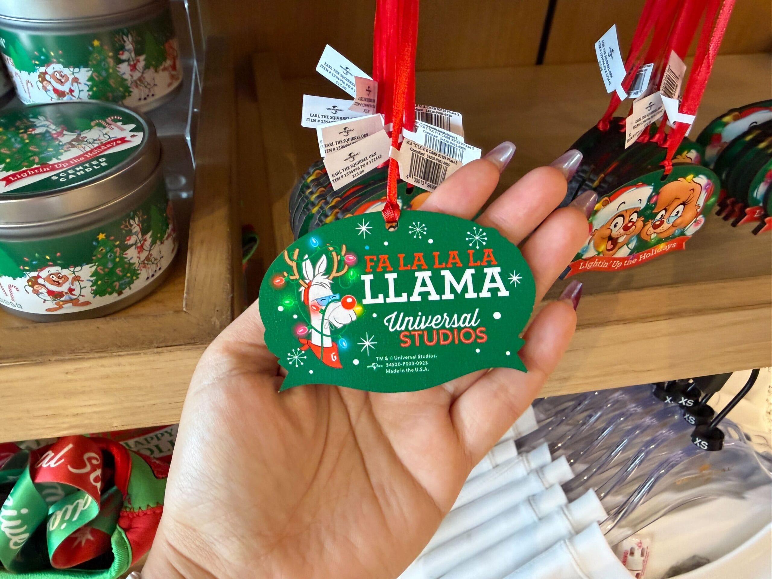 2025 Earl the Squirrel Christmas Merchandise at Universal Orlando Resort