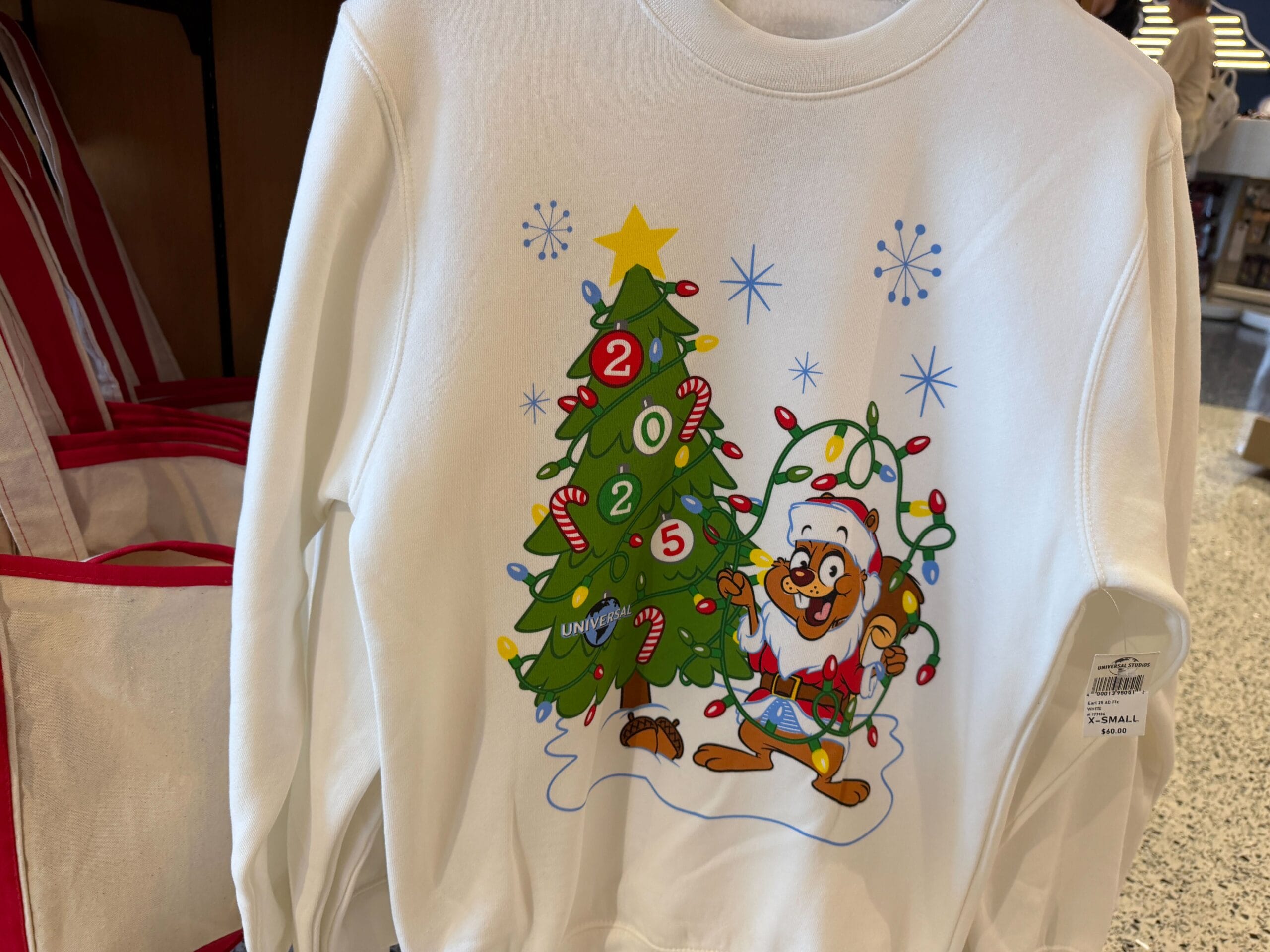 2025 Earl the Squirrel Christmas Merchandise at Universal Orlando Resort