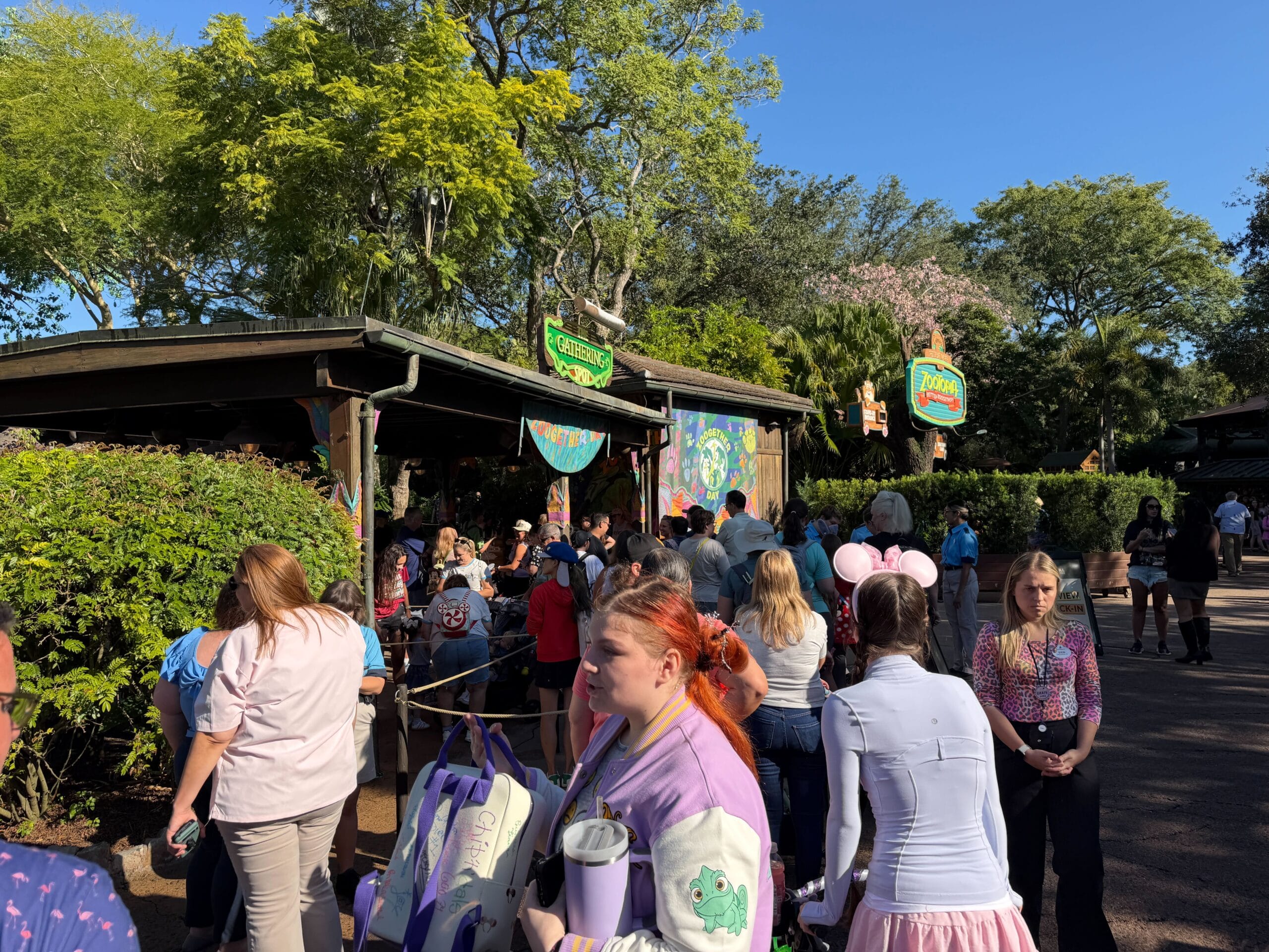 Zootopia 2 meet and greet at Animal Kingdom