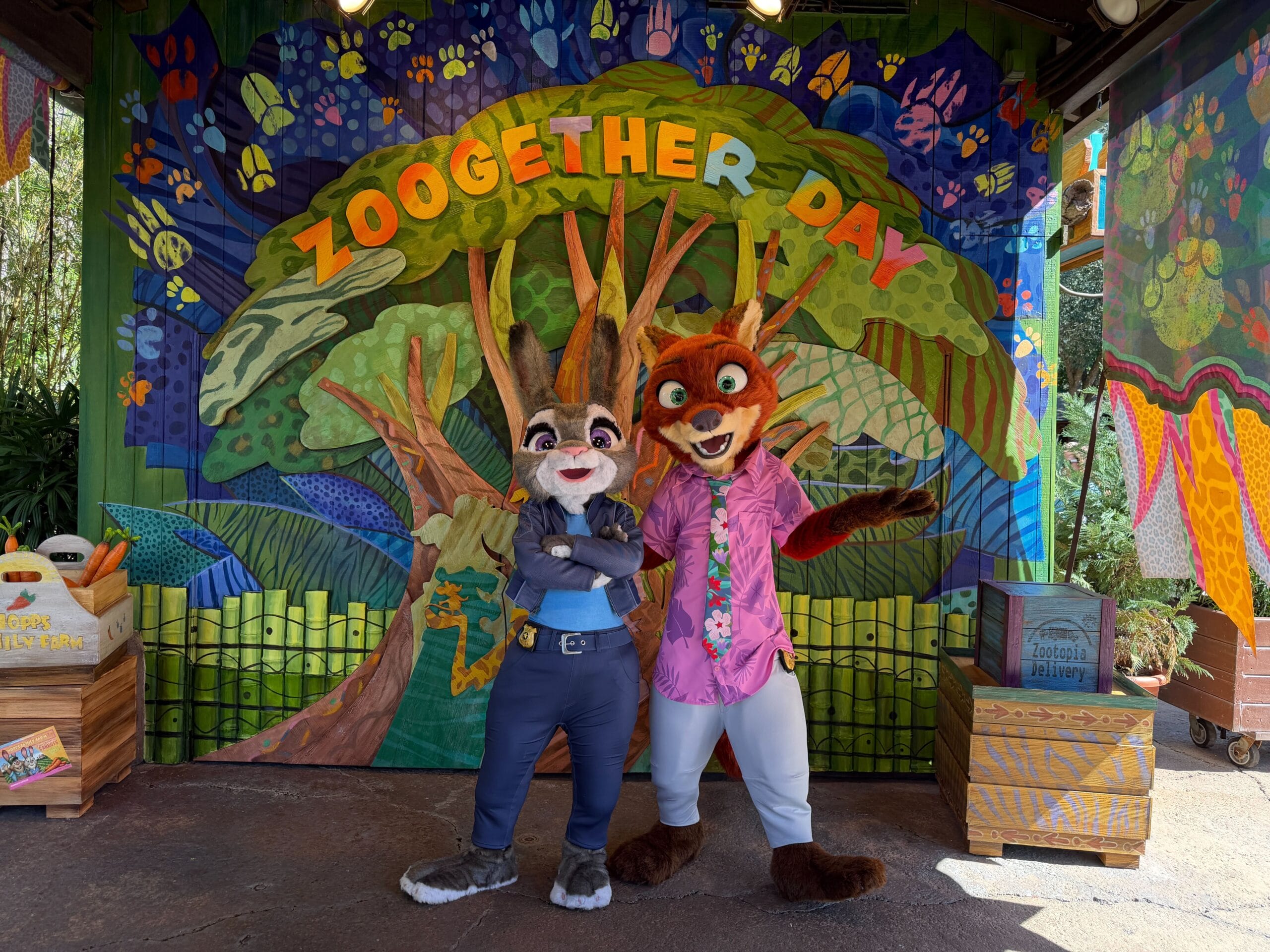 Zootopia 2 meet and greet at Animal Kingdom