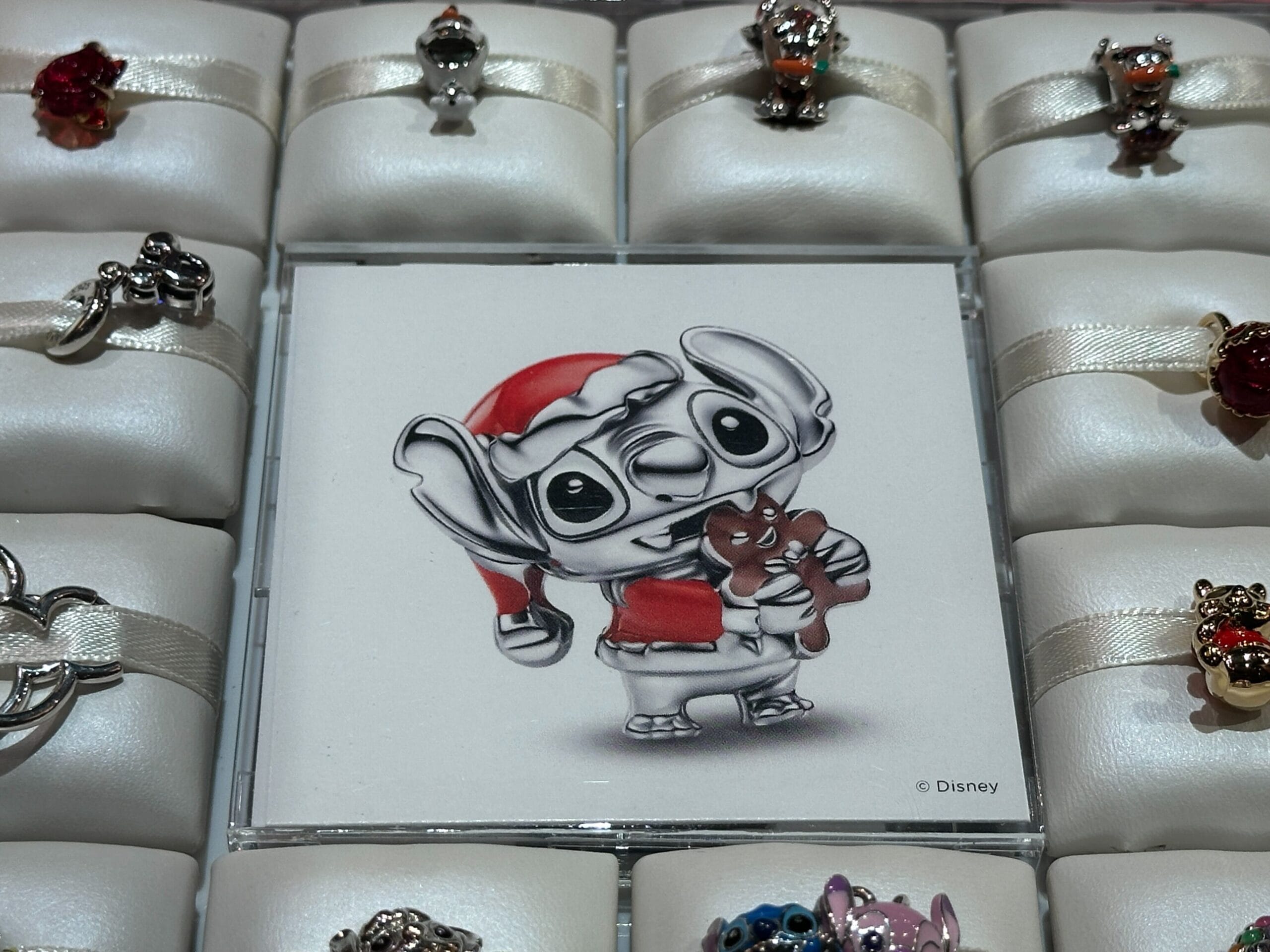 Santa Stitch Pandora Charm