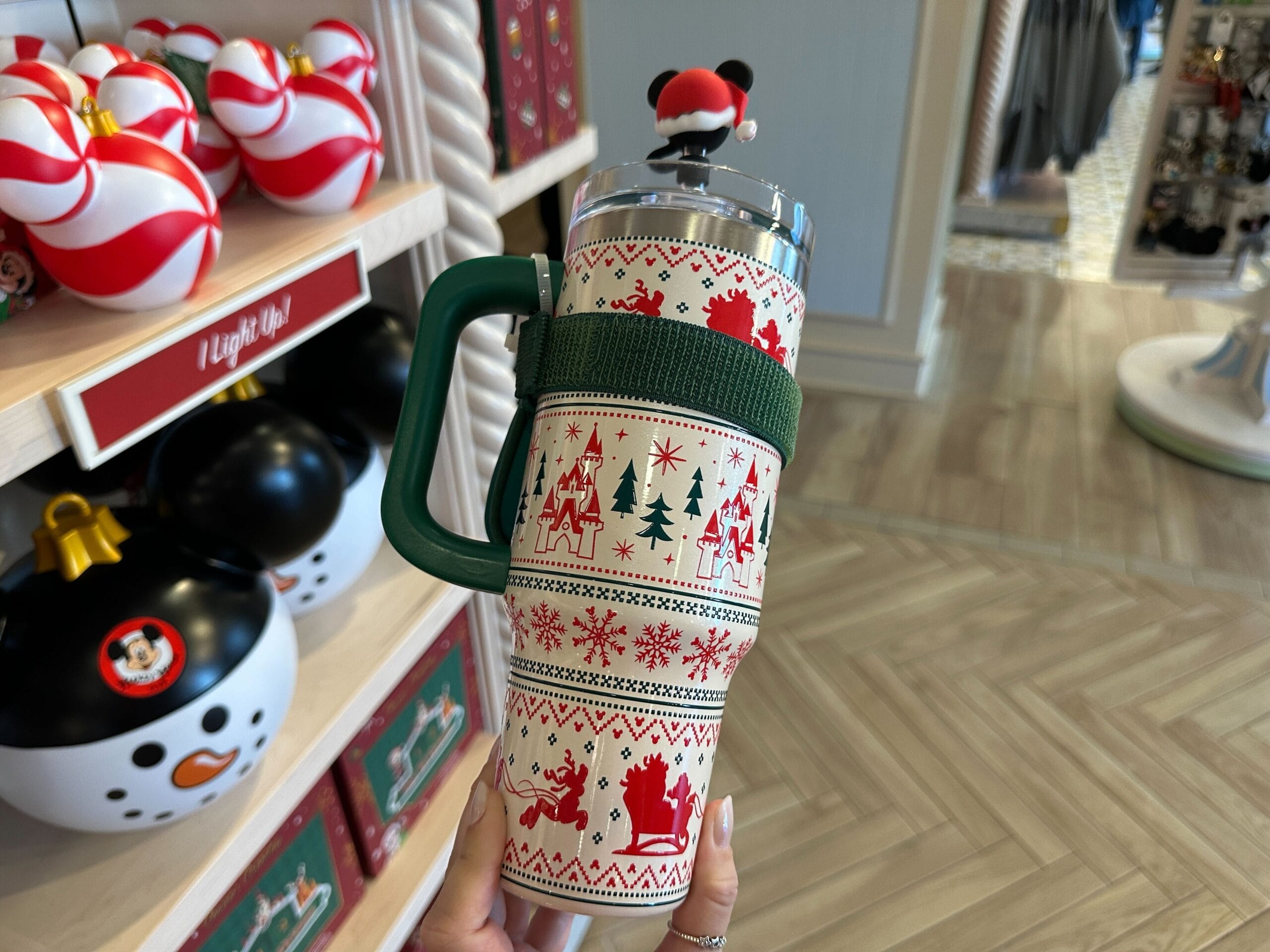 Christmas Sweater-Inspired Tumbler Spotted at Walt Disney World Resort