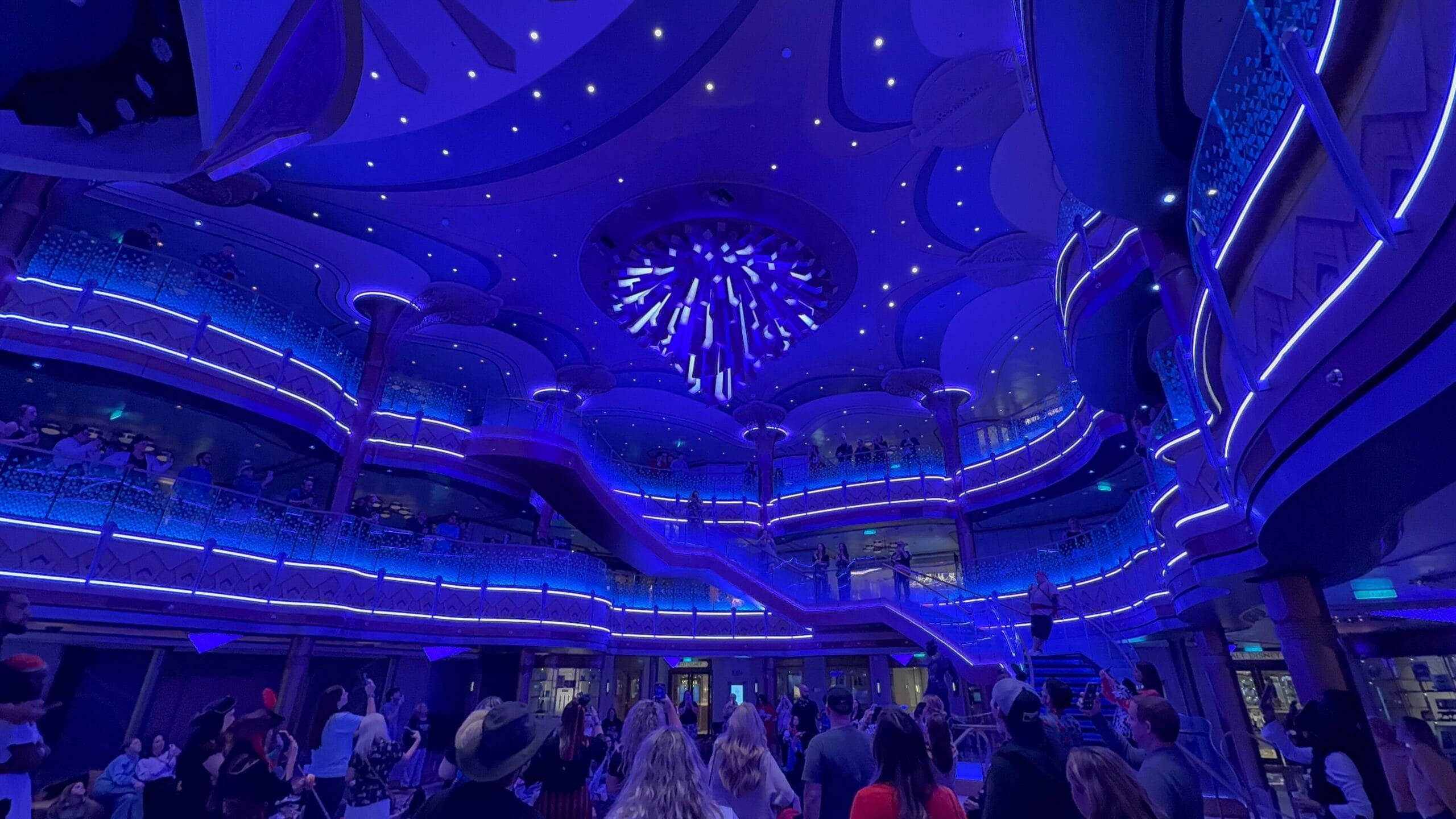 Black Panther Lights Up the Night in Kiss Goodnight Show Aboard the Disney Destiny