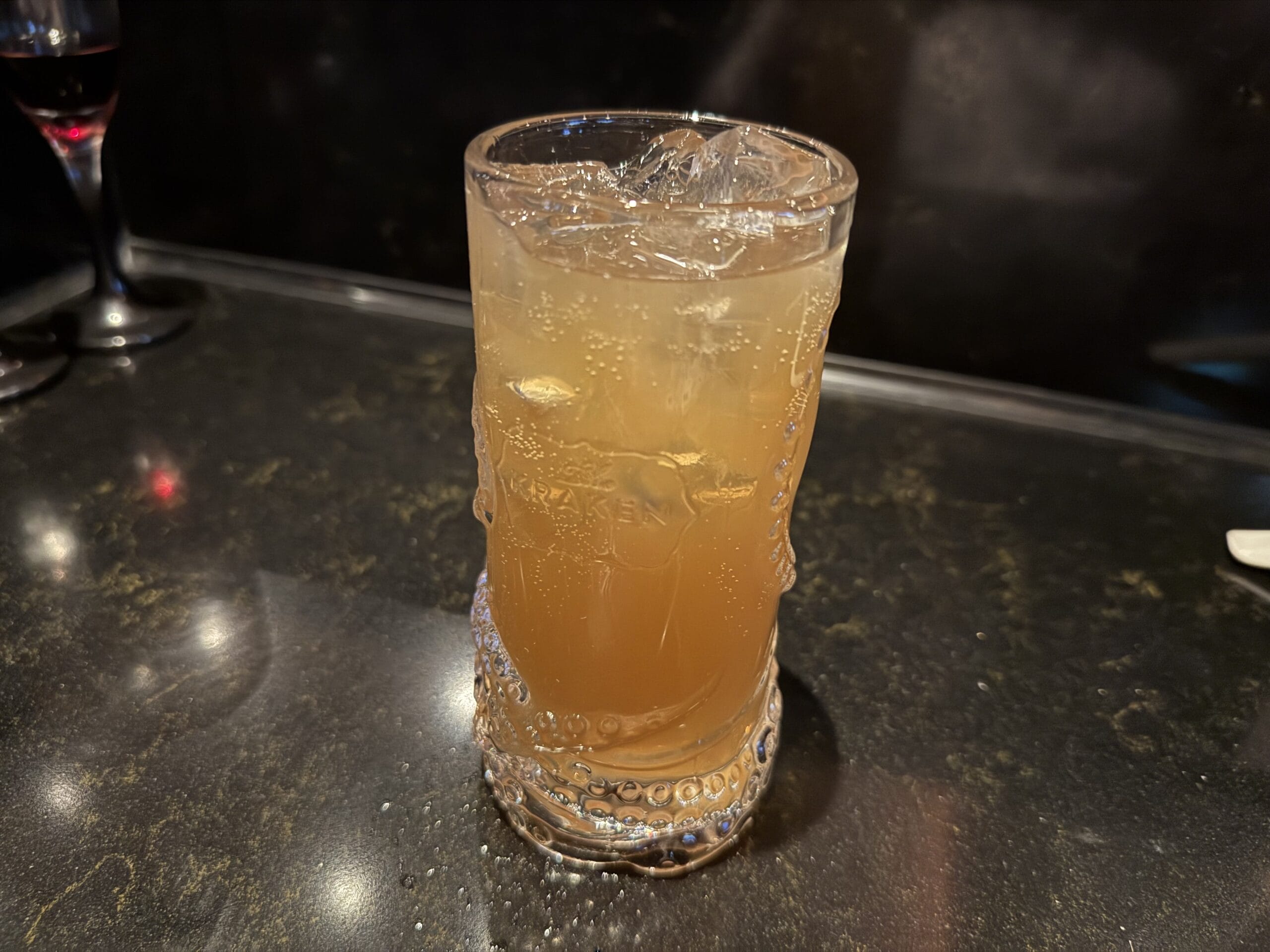 Kraken Black Spiced Rum, Cointreau, Lime, Orgeat, Ginger