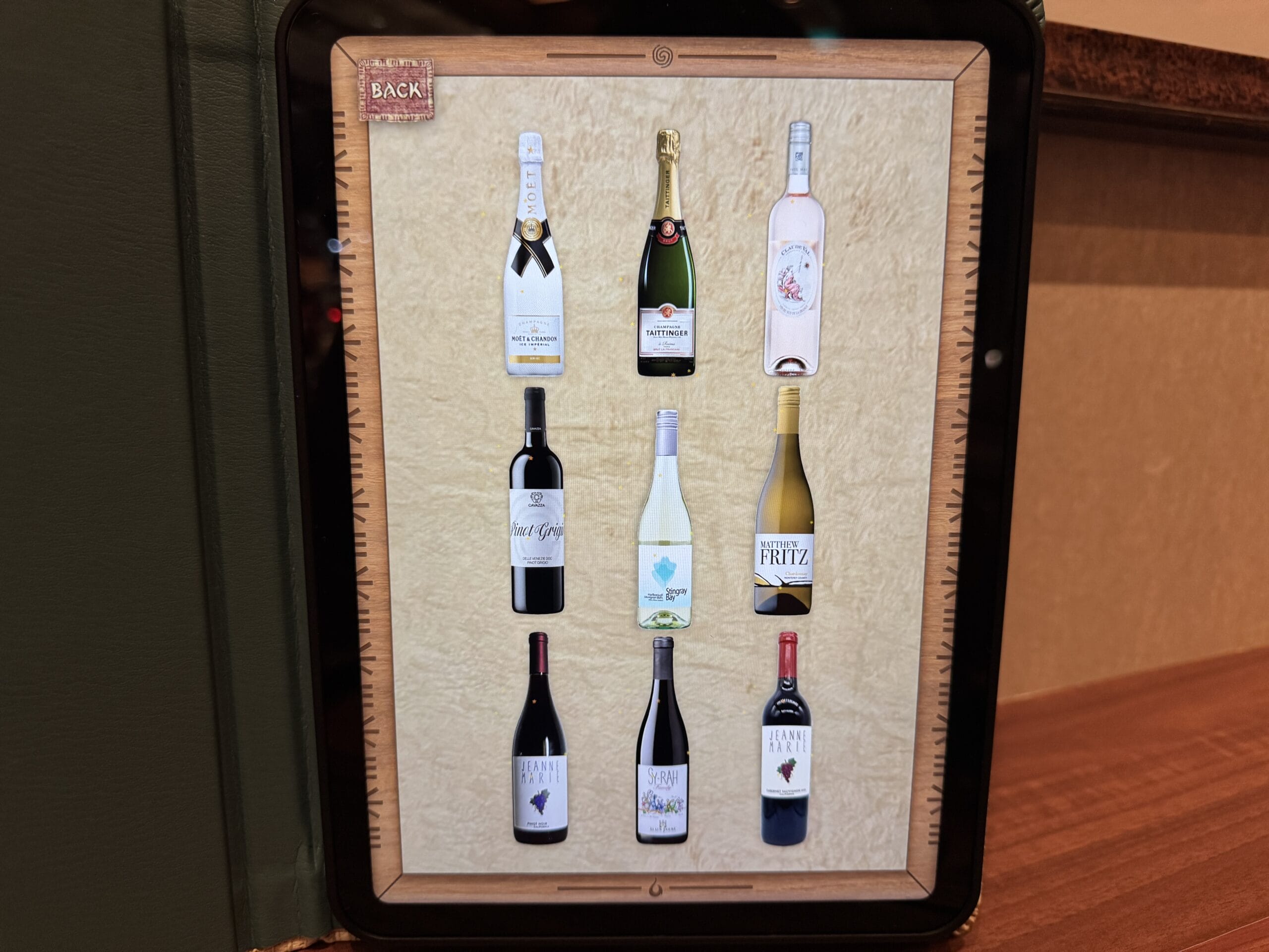 Adults can escape the hustle and bustle of the Disney Destiny by stopping in at the Cove Café and Cove Bar.