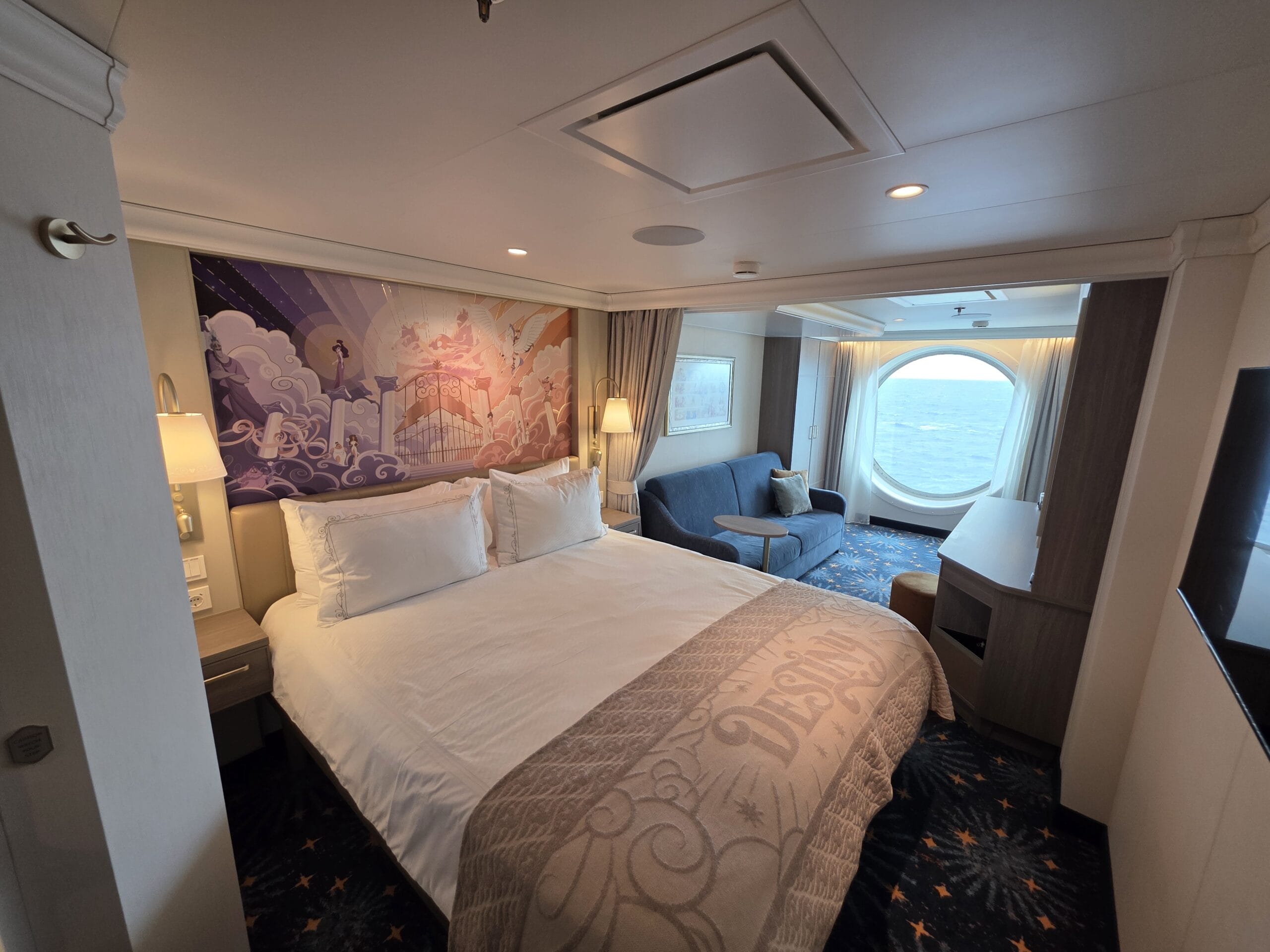 Deluxe Oceanview Stateroom on the Disney Destiny