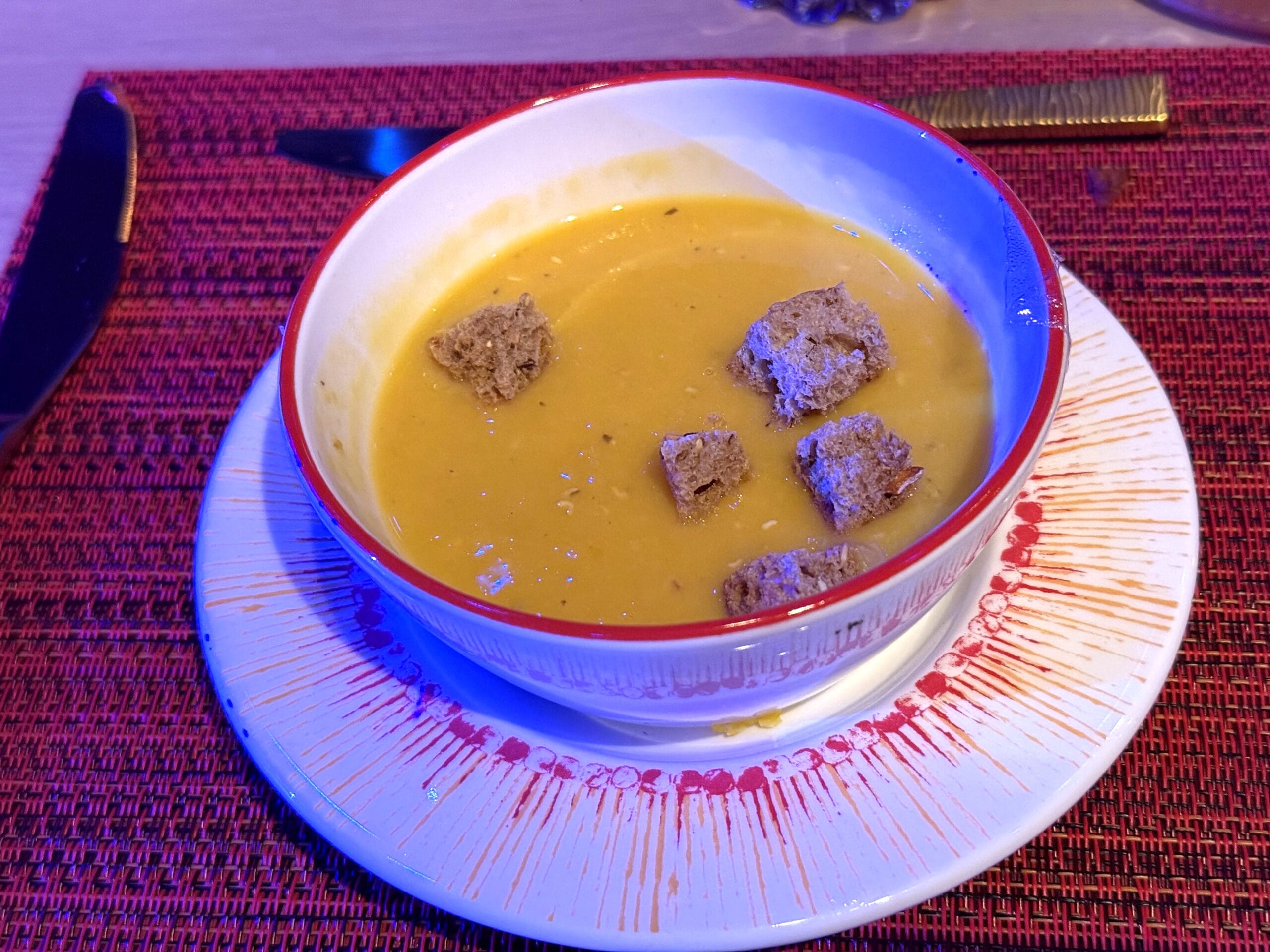 Sweet Potato, Lentil, and Coconut Soup