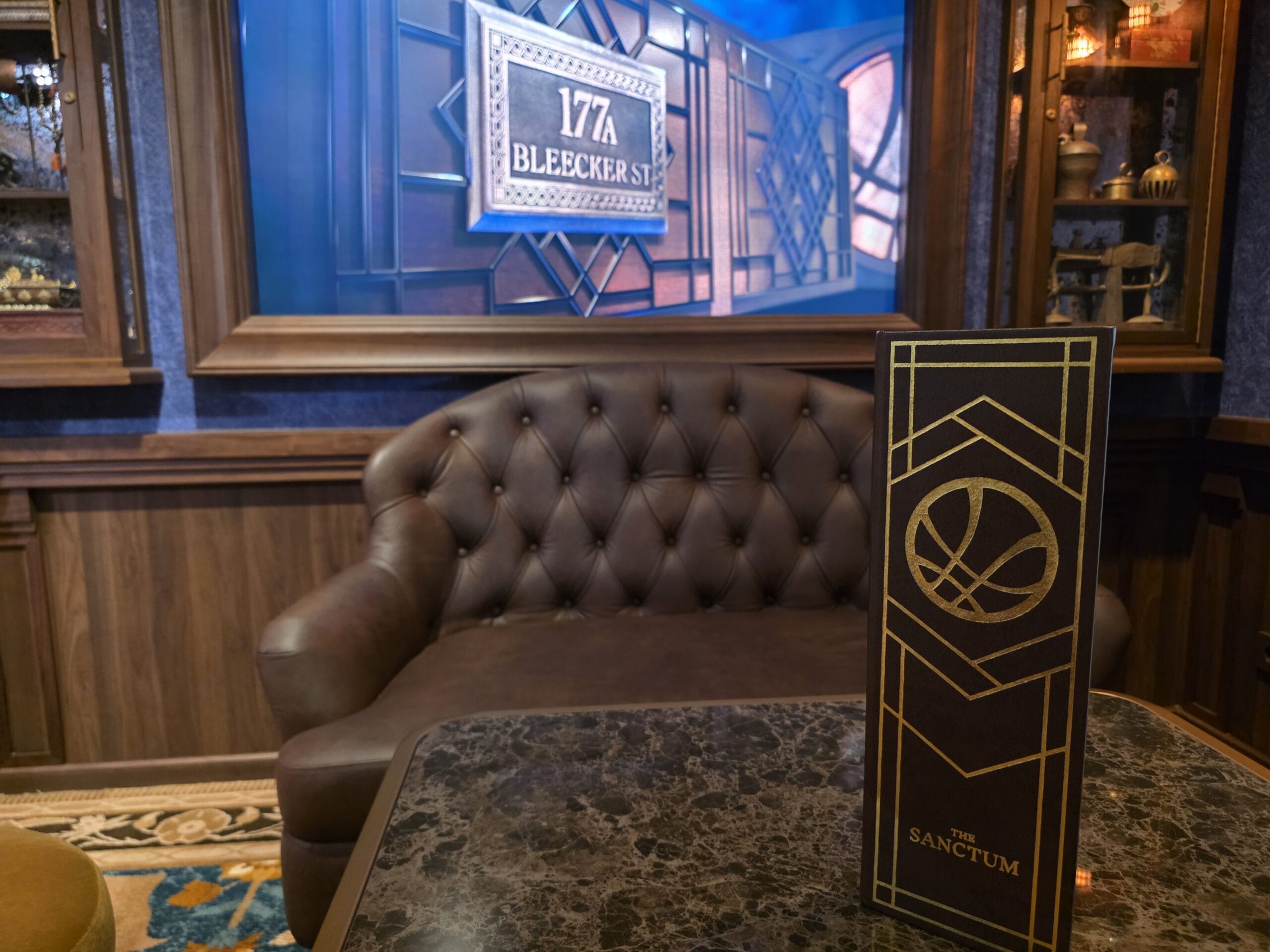 The Sanctum Lounge Inspired by Doctor Strange on the Disney Destiny