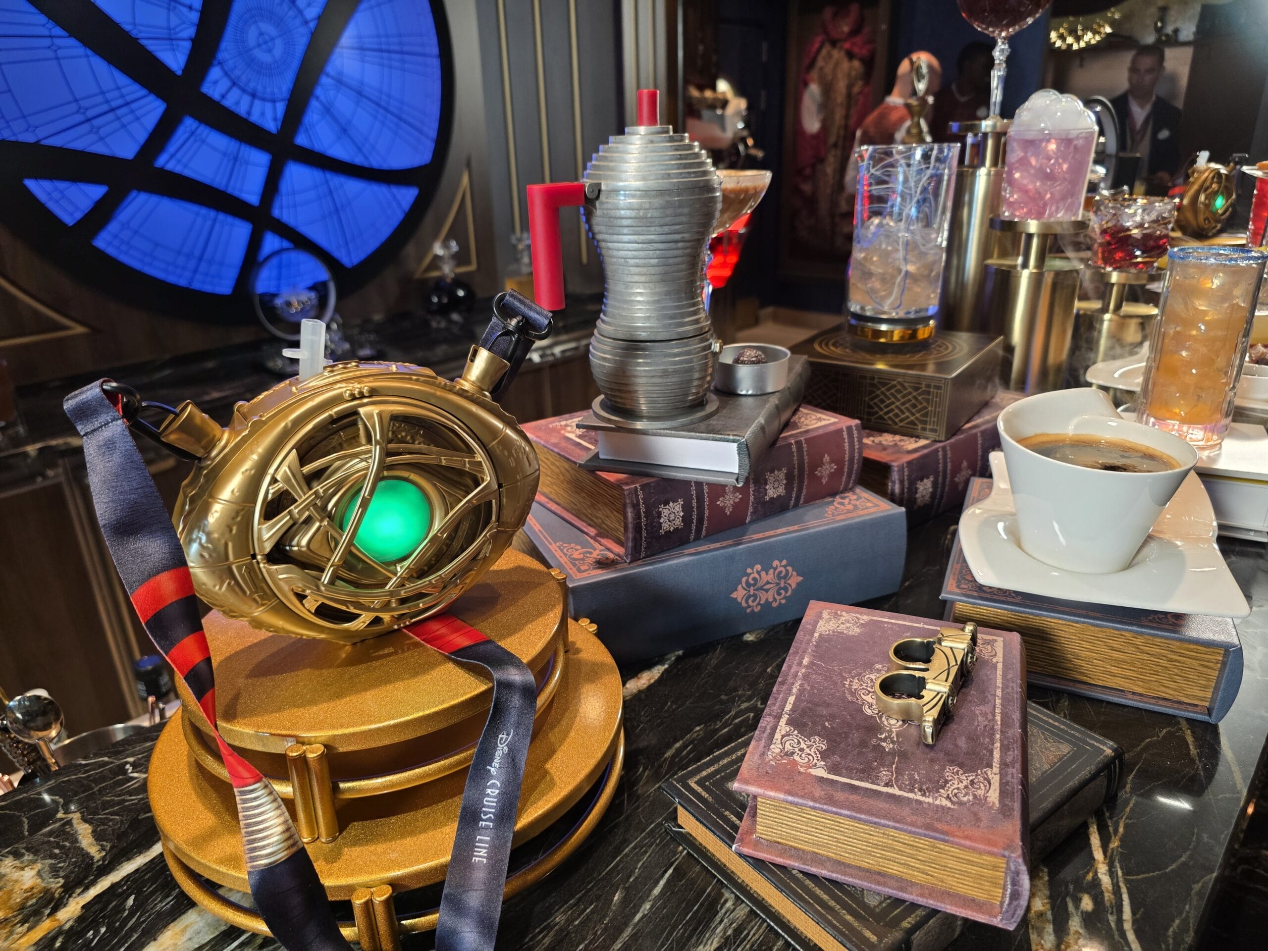 The Sanctum Lounge Inspired by Doctor Strange on the Disney Destiny