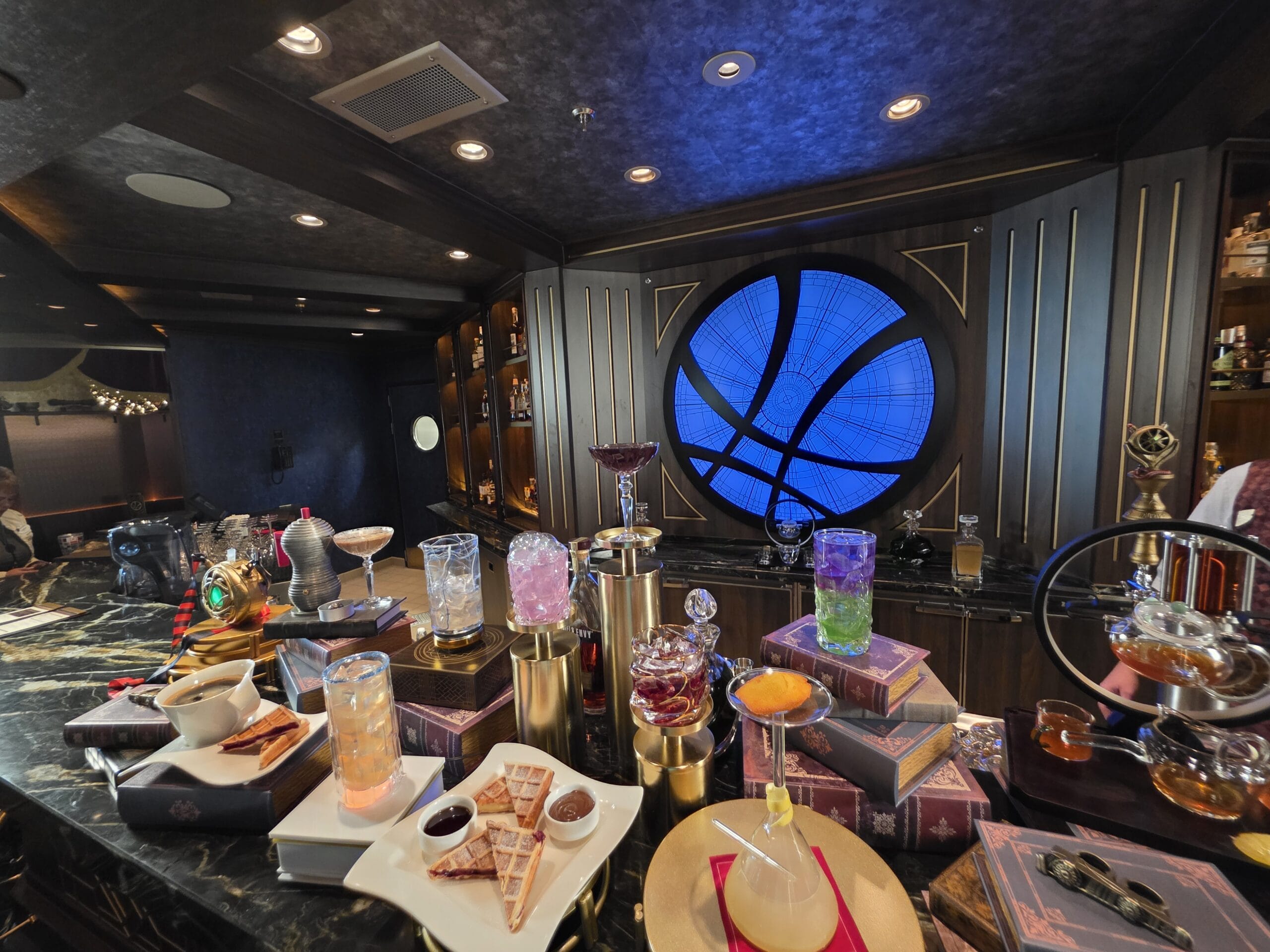 The Sanctum Lounge Inspired by Doctor Strange on the Disney Destiny