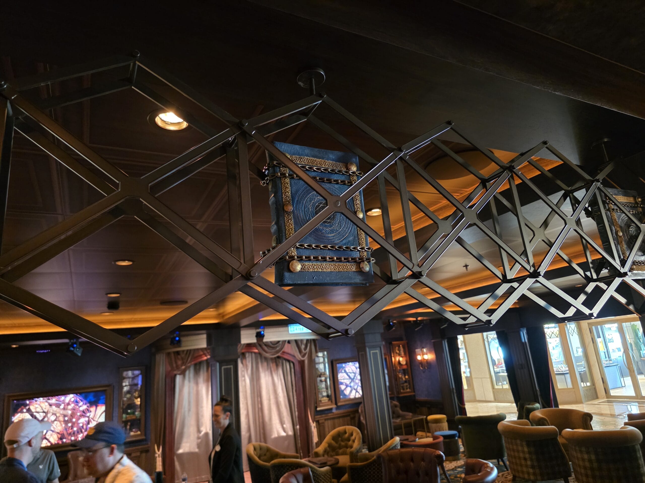 The Sanctum Lounge Inspired by Doctor Strange on the Disney Destiny