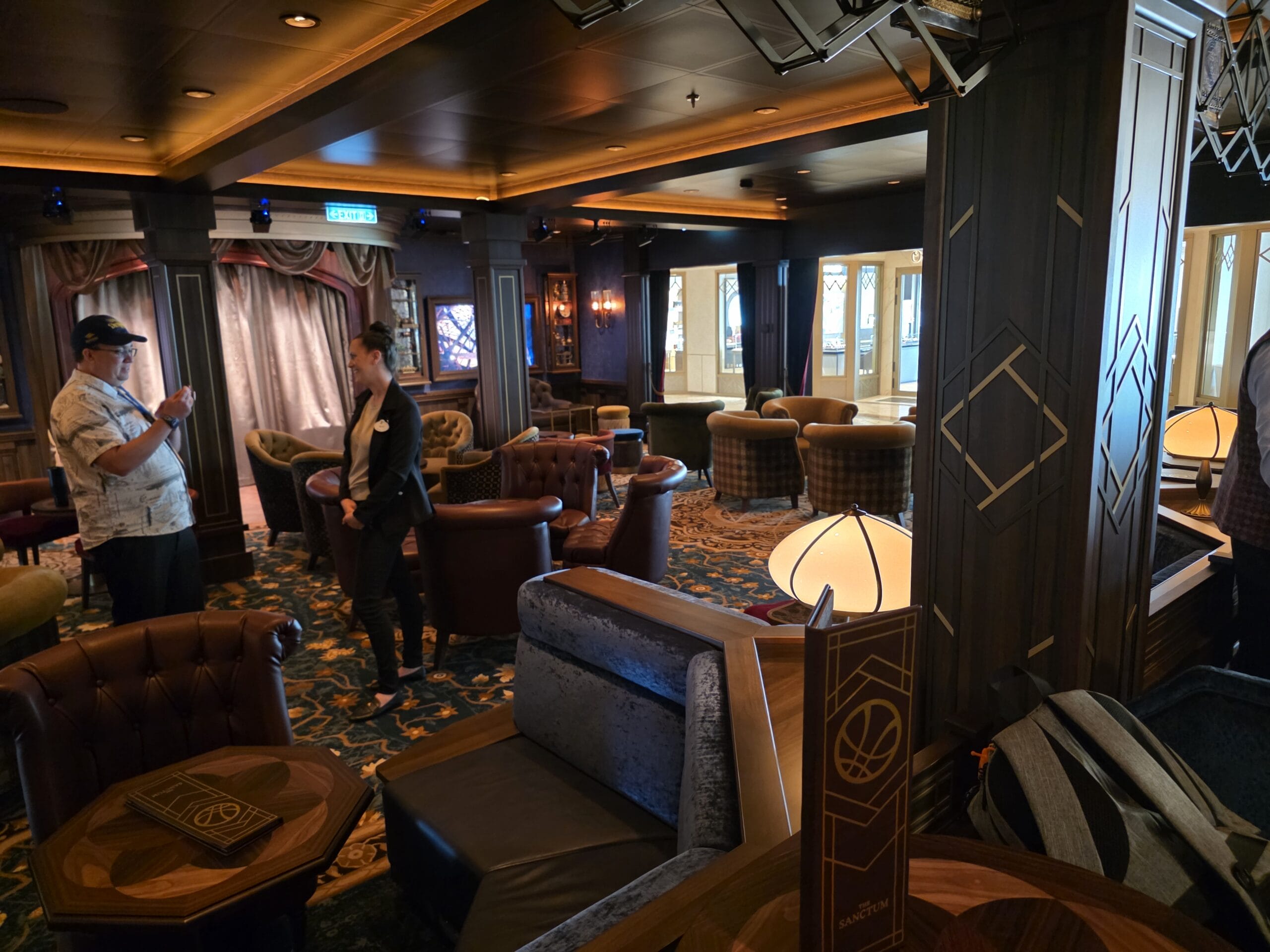 The Sanctum Lounge Inspired by Doctor Strange on the Disney Destiny