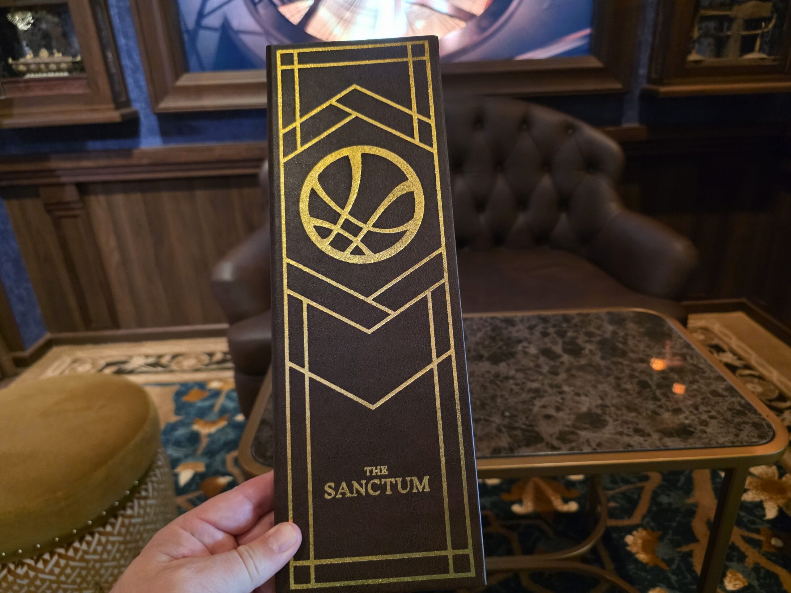 The Sanctum Lounge Inspired by Doctor Strange on the Disney Destiny