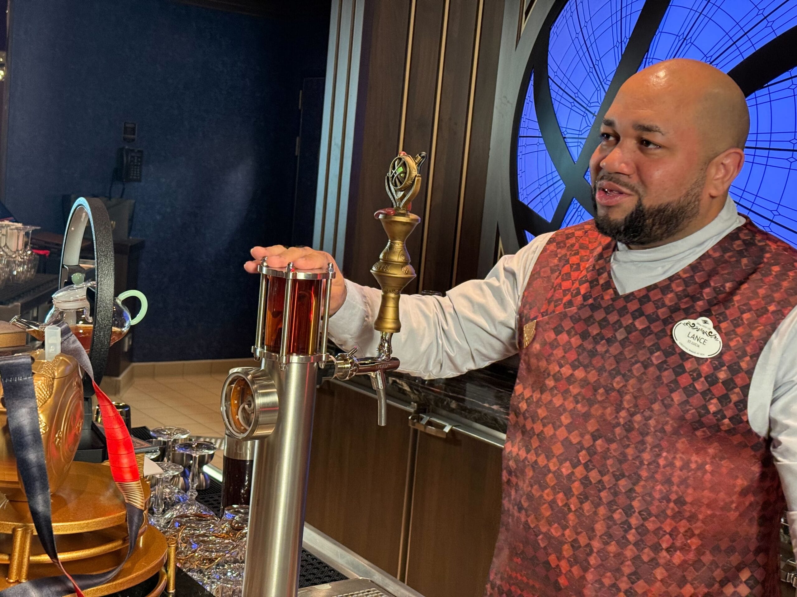 The Sanctum Lounge Inspired by Doctor Strange on the Disney Destiny