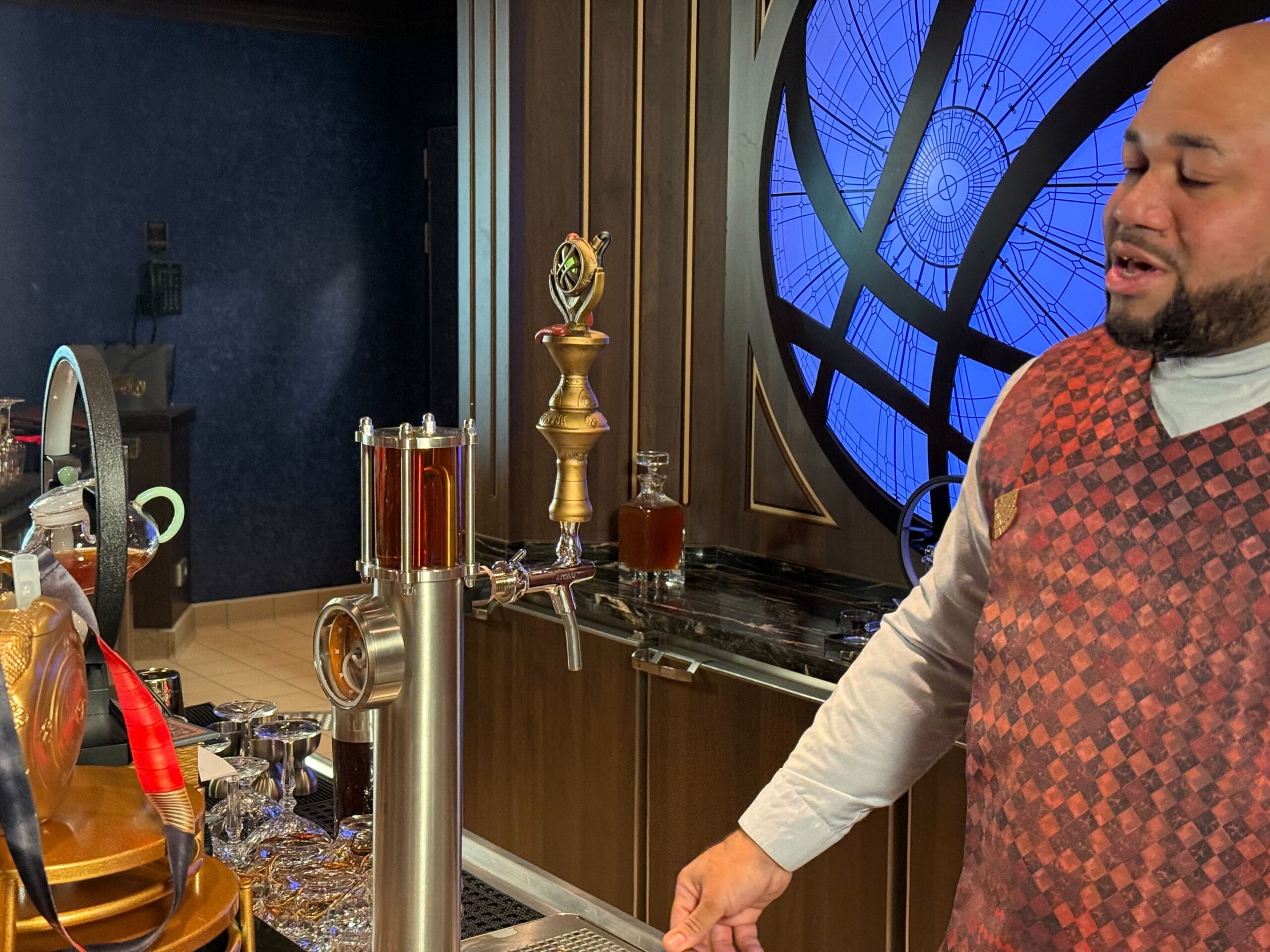 The Sanctum Lounge Inspired by Doctor Strange on the Disney Destiny