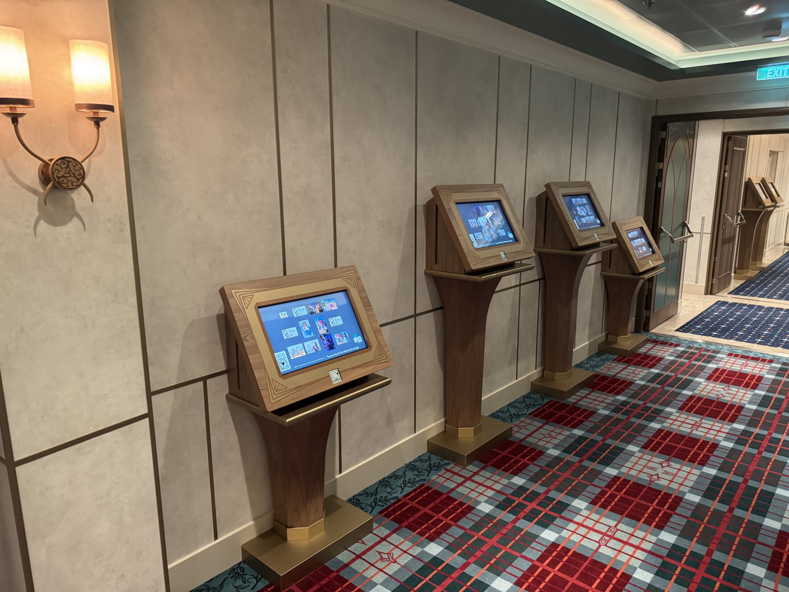 View your cruise photos, create albums and arrange private portrait sessions at the onboard photo shop on the Disney Destiny, which is located on Deck 5.