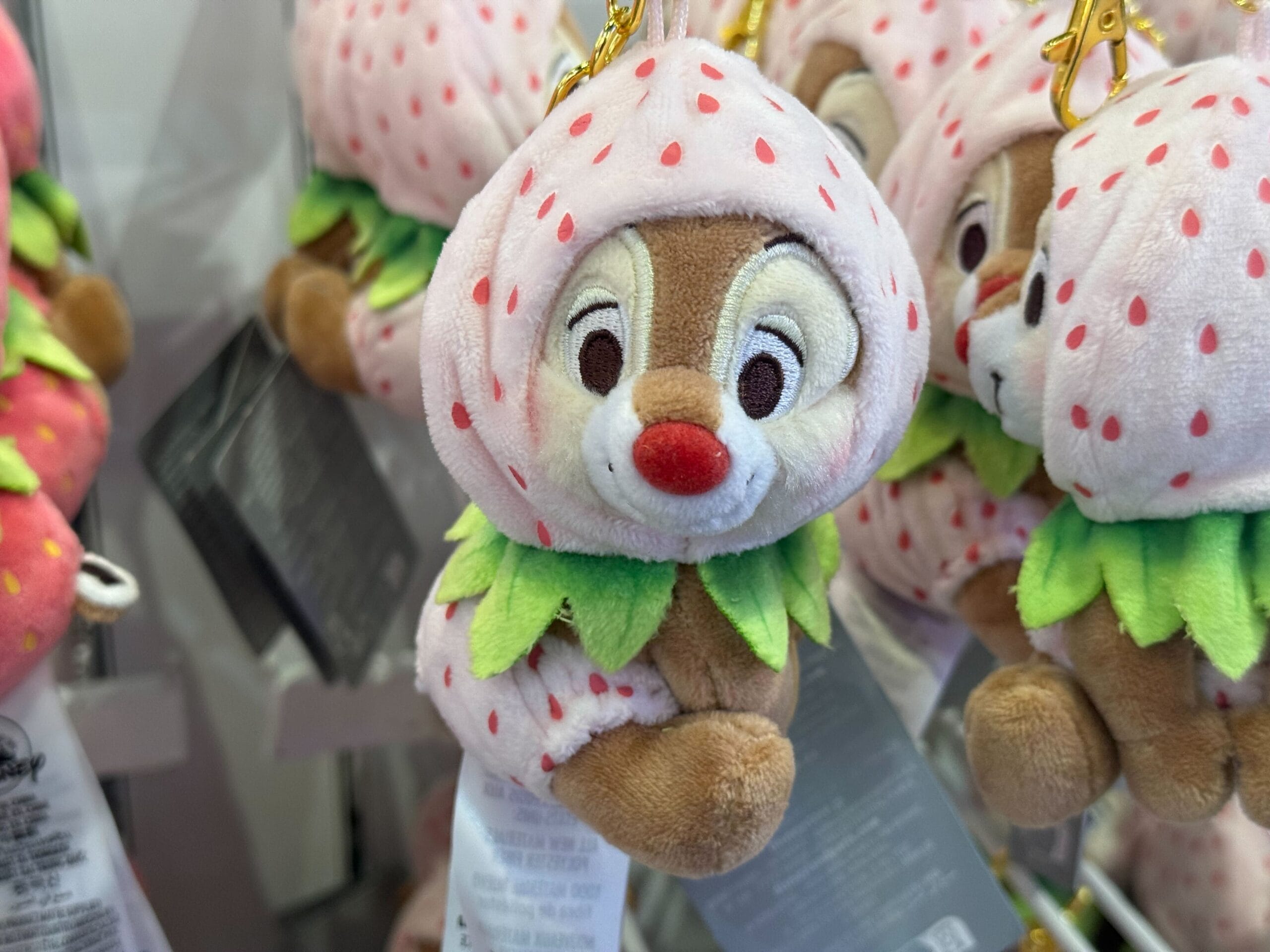 Strawberry Dale Bag Charm's front