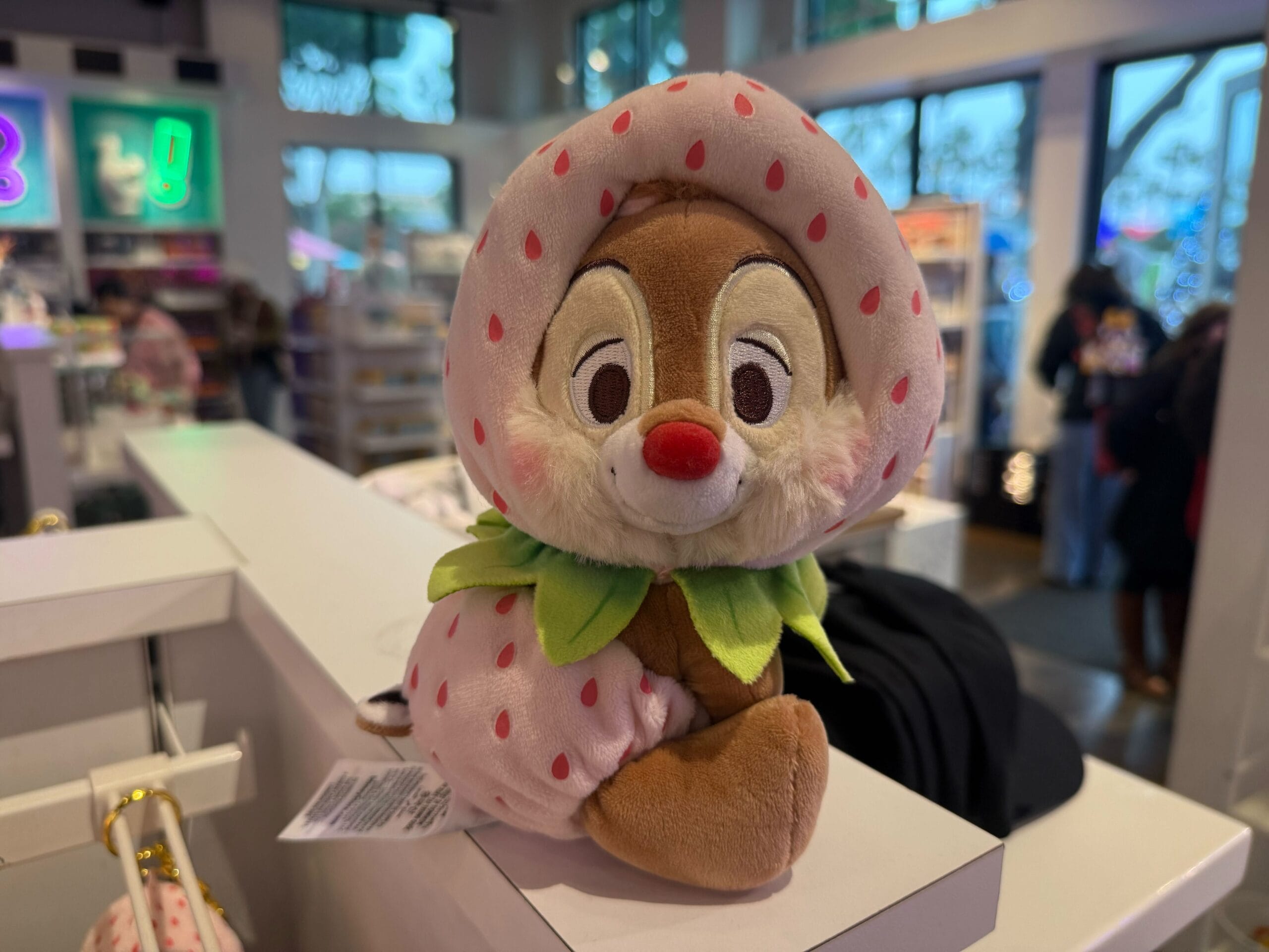 a picture of Dale strawberry plush's front