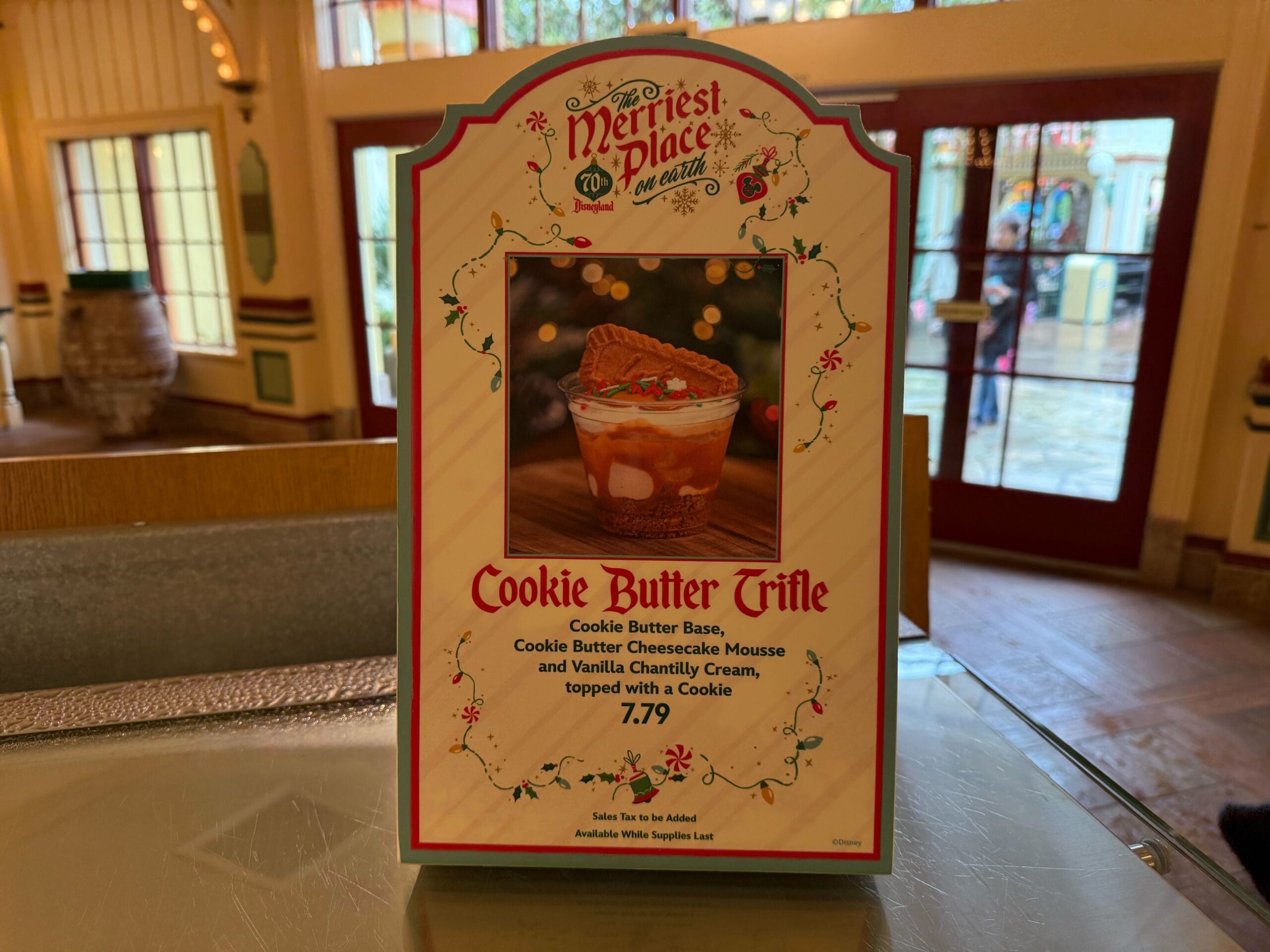 Cookie Butter Trifle at Disney California Adventure