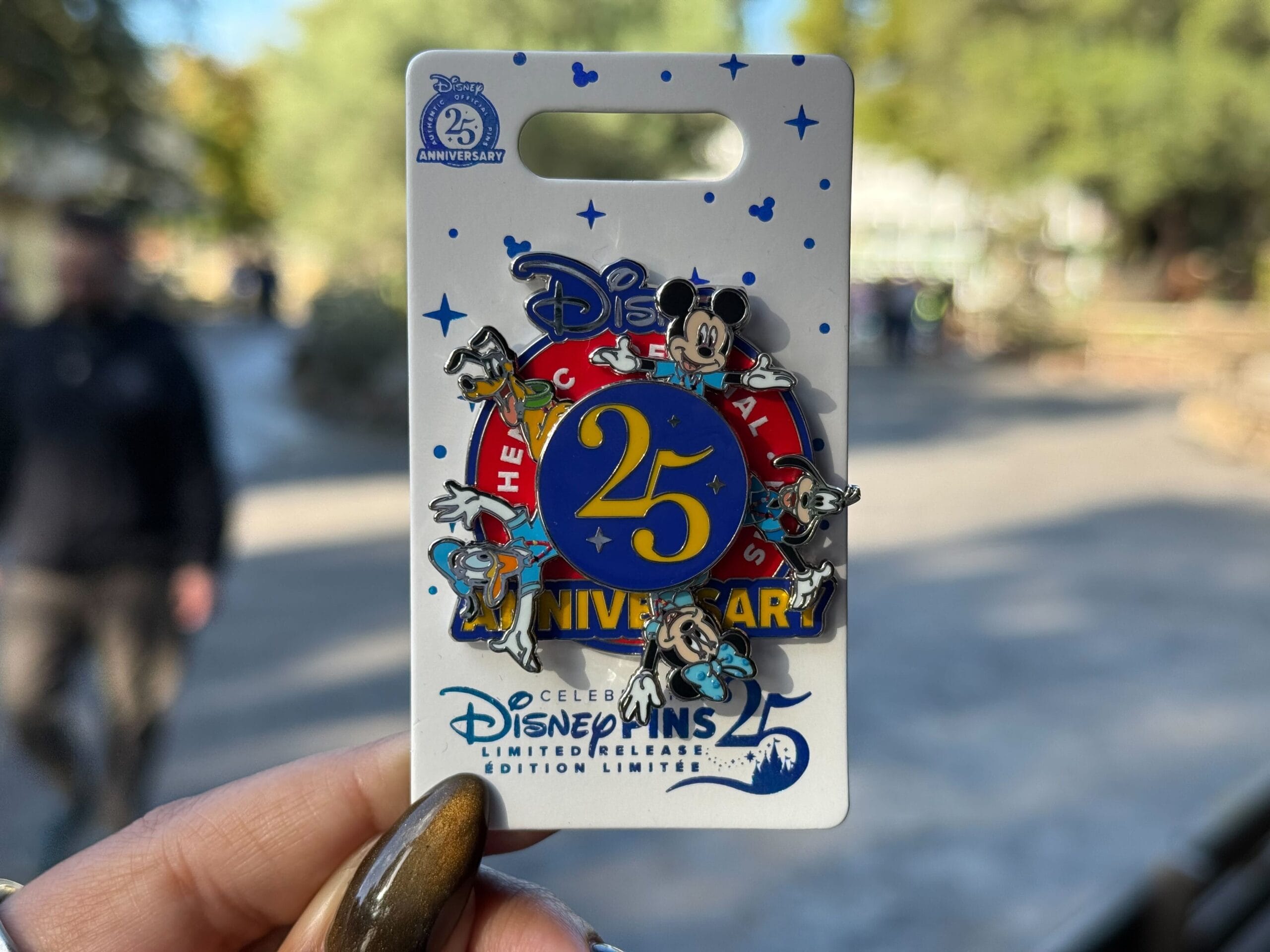 Limited Release Pin Trading 25th Anniversary Spinner Pin – $19.99