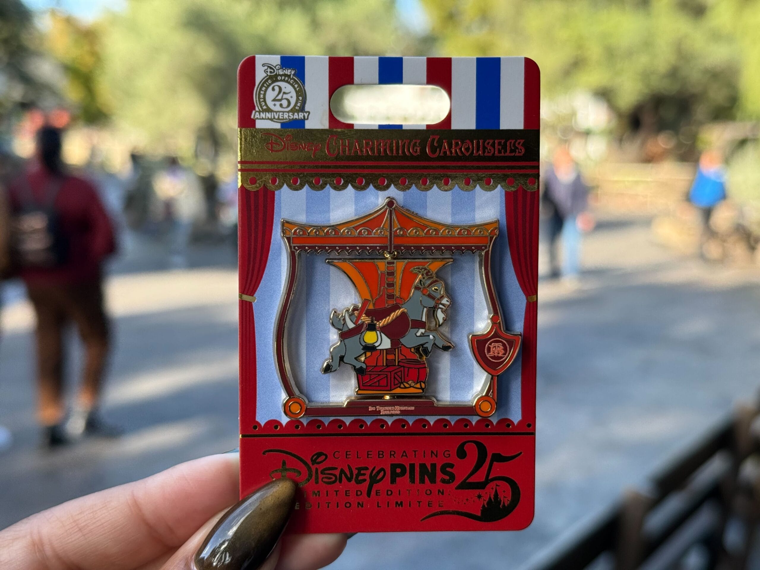 Limited Edition Big Thunder Mountain Railroad Charming Carousels Pin - $22.99