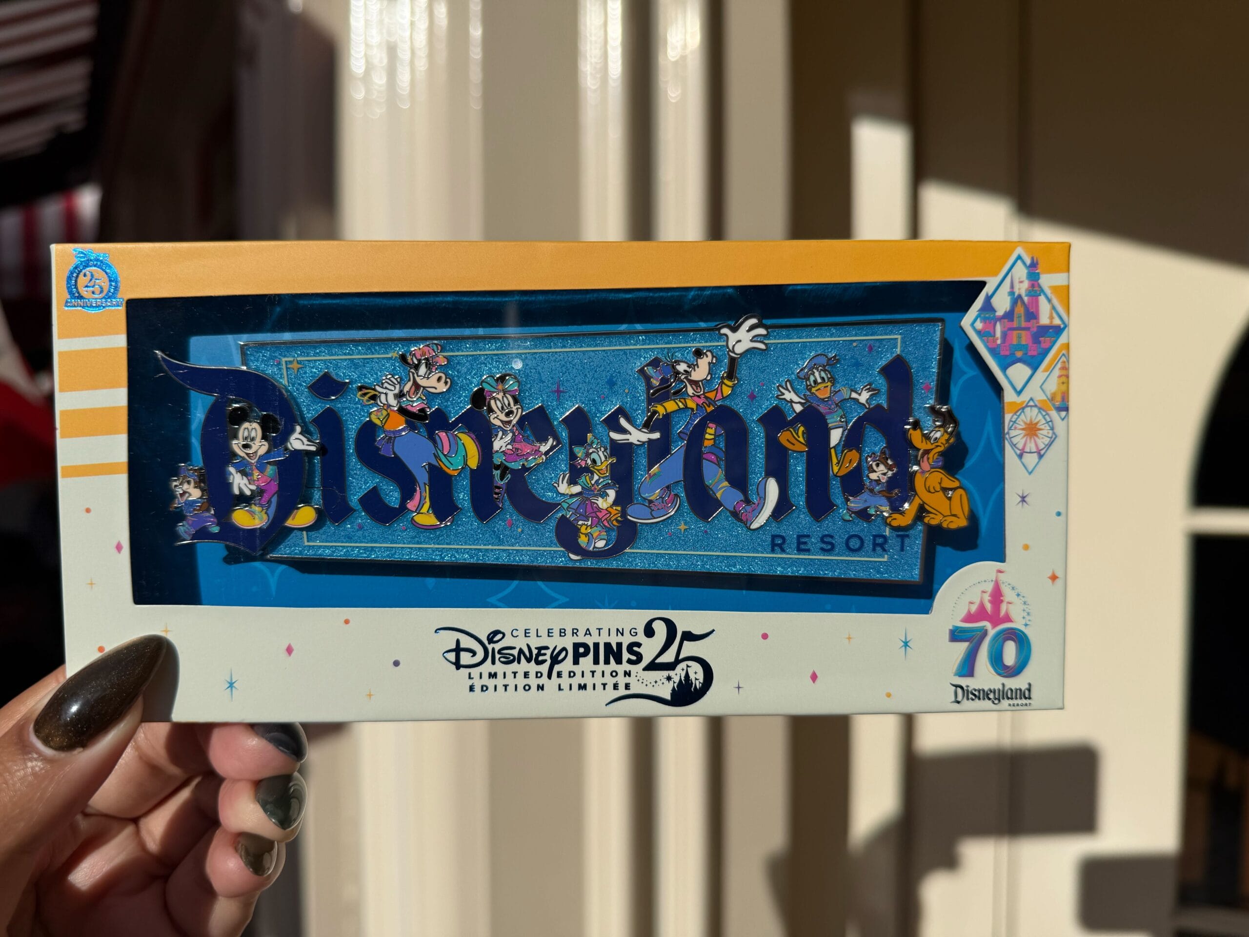 Limited Edition Disneyland 70th Anniversary Jumbo Pin - $89.99