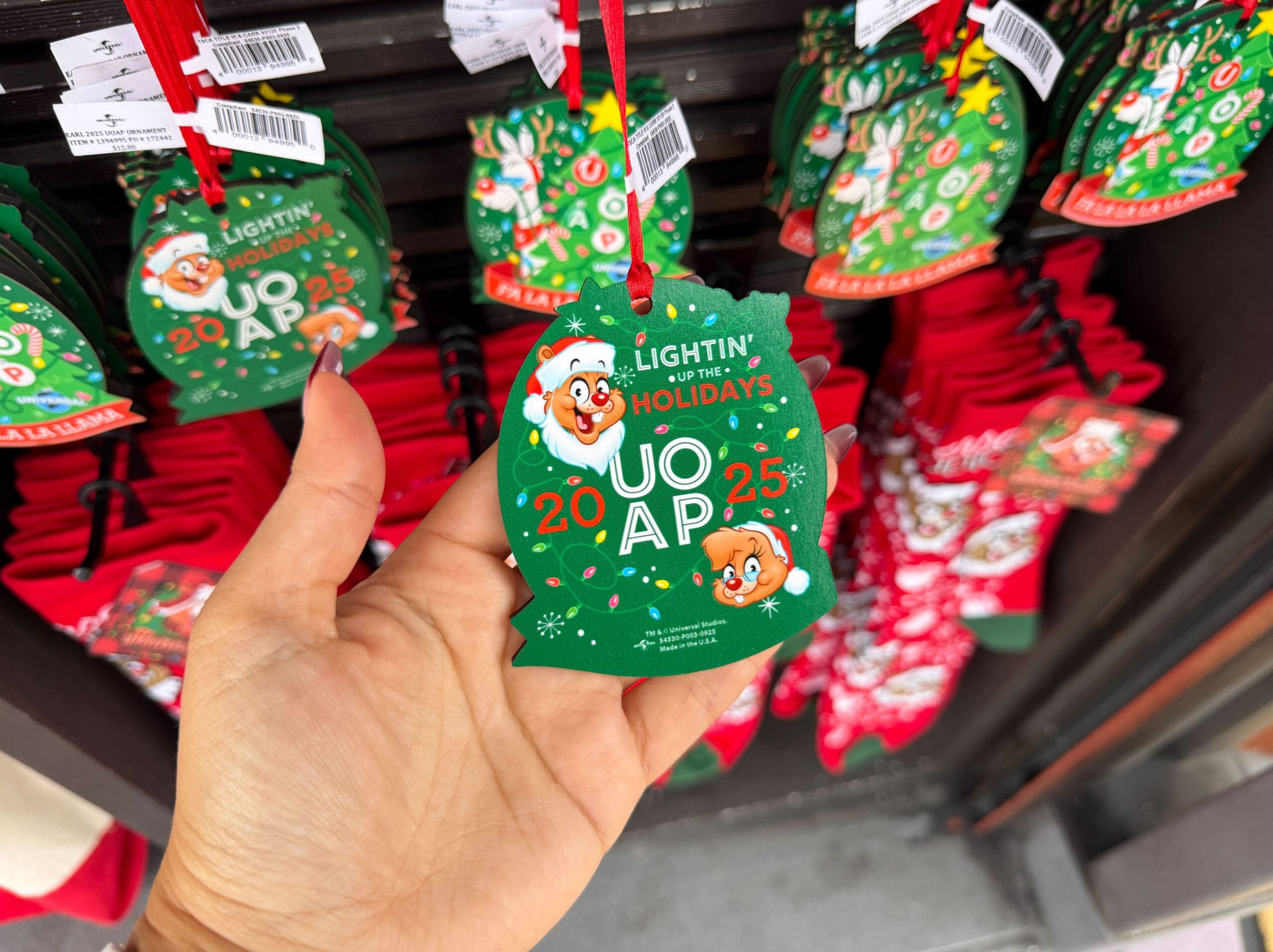 2025 Earl the Squirrel Christmas Merchandise at Universal Orlando Resort